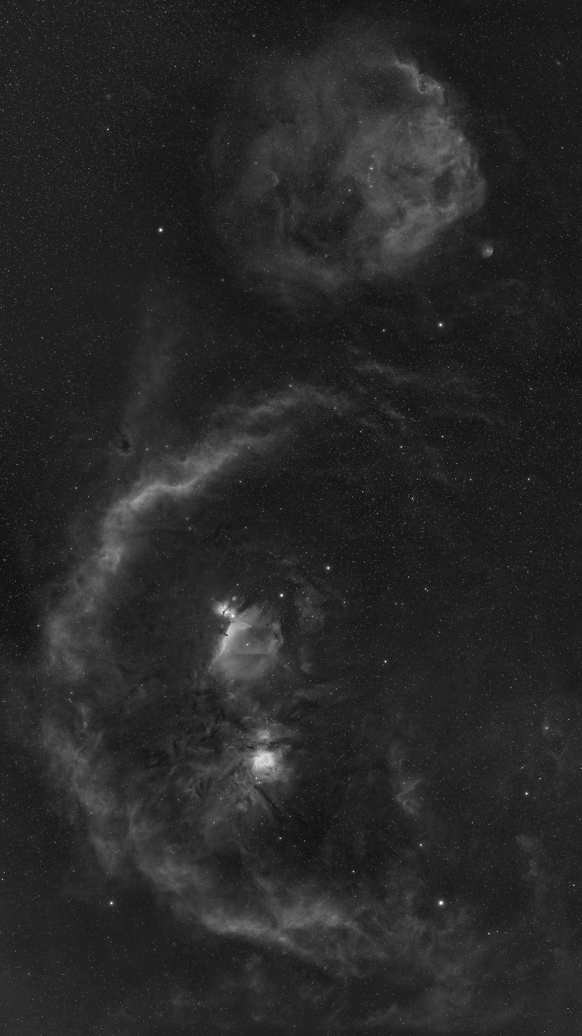 Sternbild Orion in H-Alpha