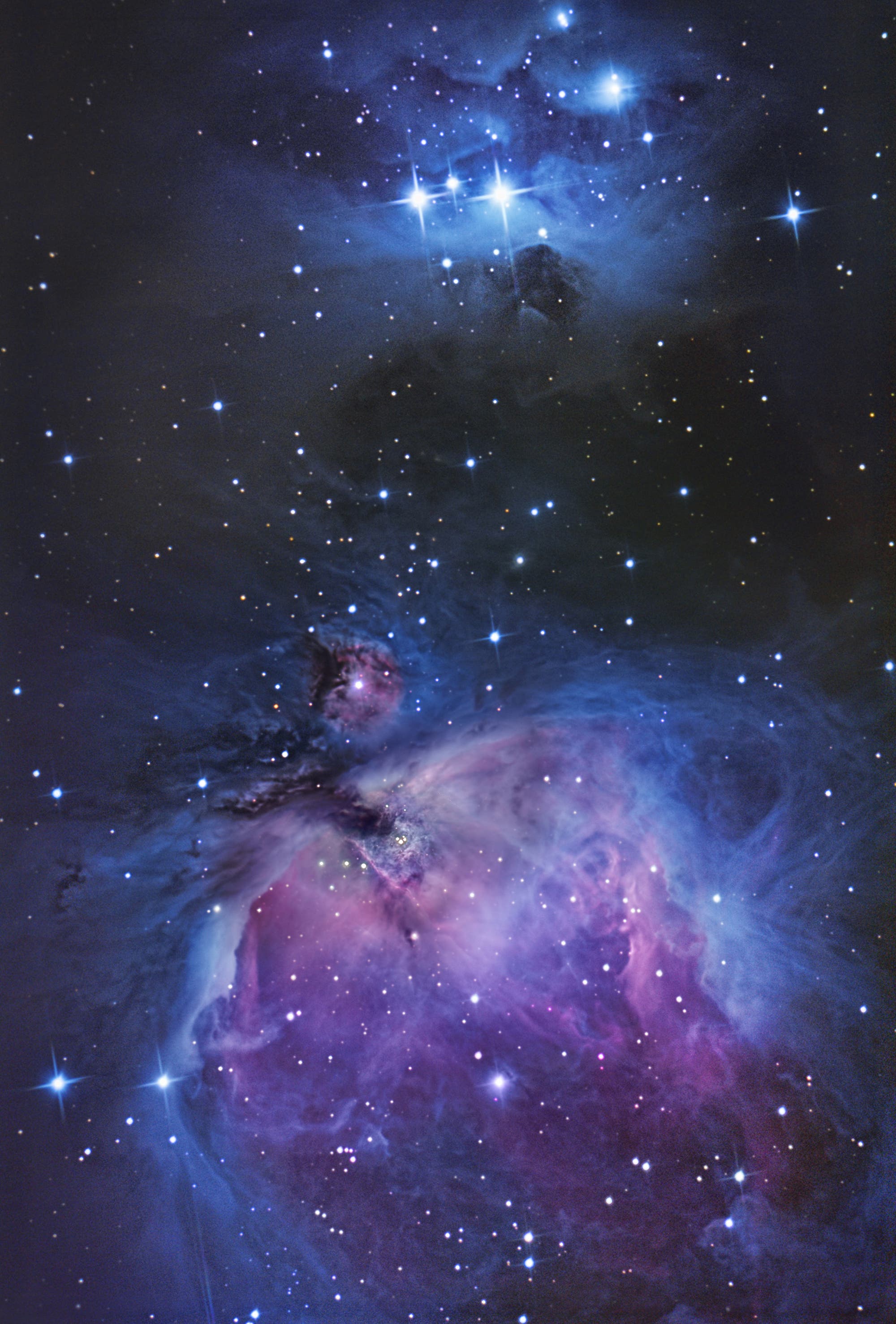 Runningman und Orionnebel - Messier 42