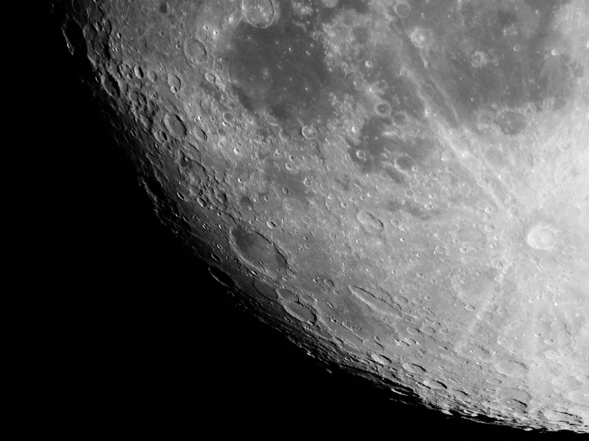 Mond, der südwestliche Quadrant