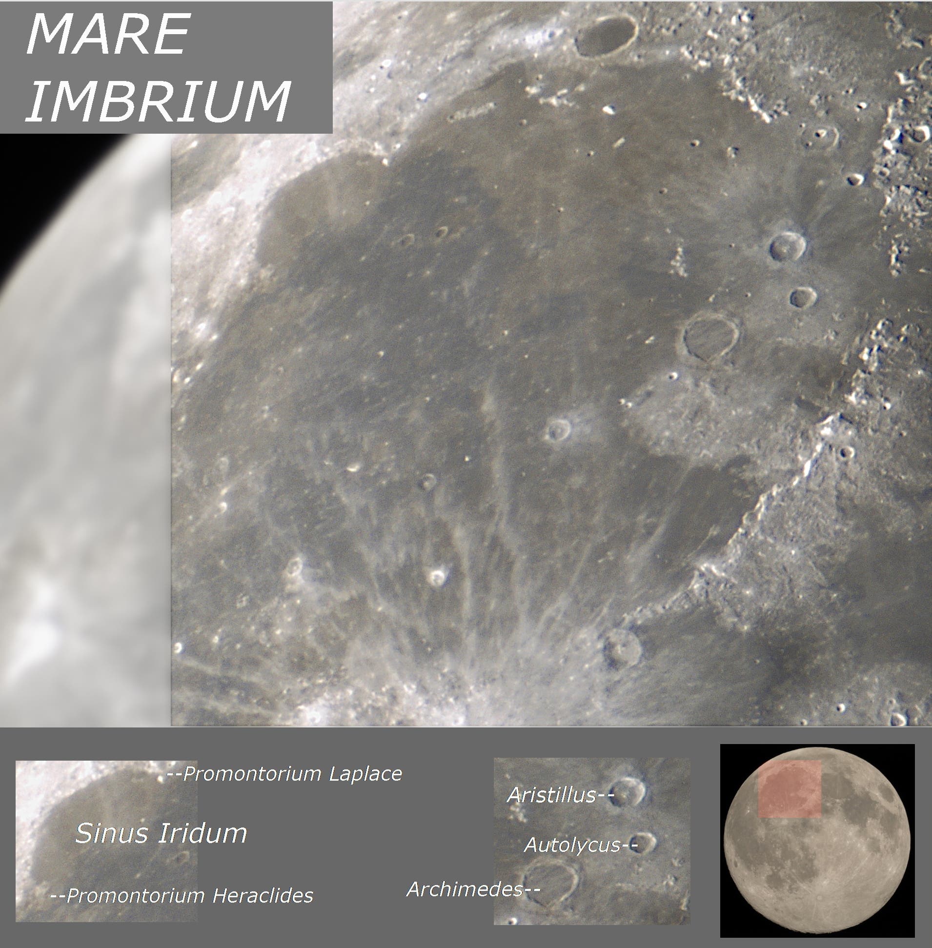 Der farbige Mare-Imbrium-Boden