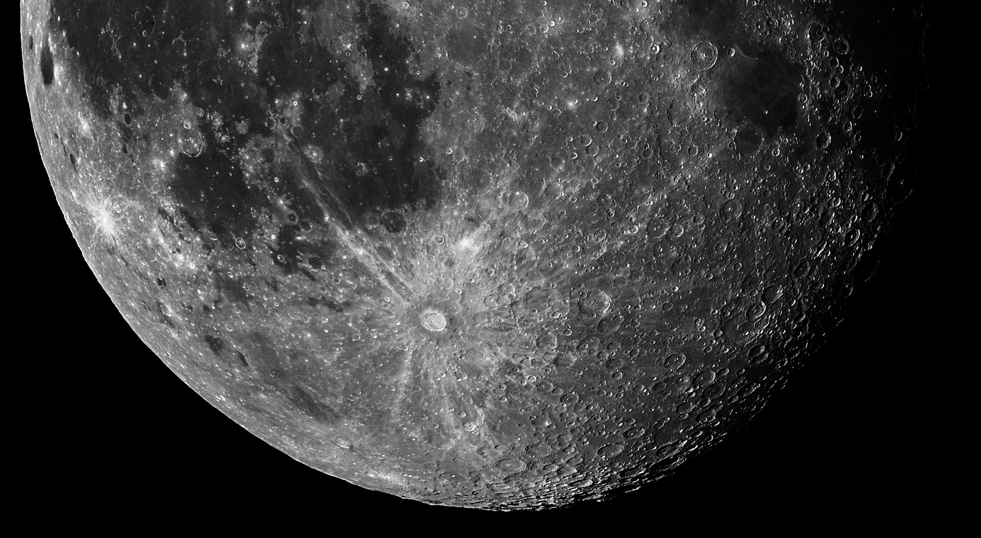 Krater Tycho bei starker Mondlibration