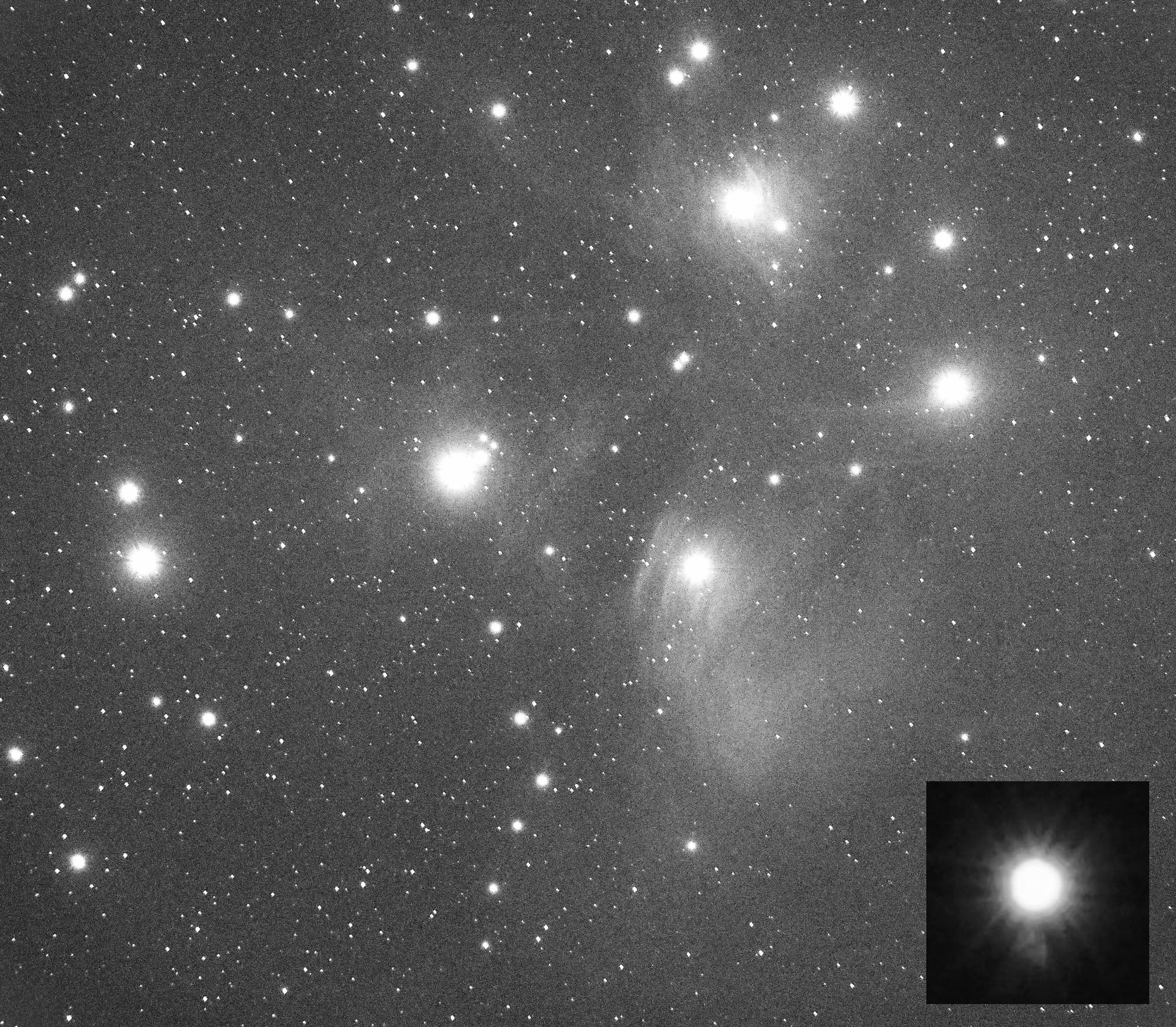 Wintertipp: Merope-Nebel und Barnards Merope-Nebel