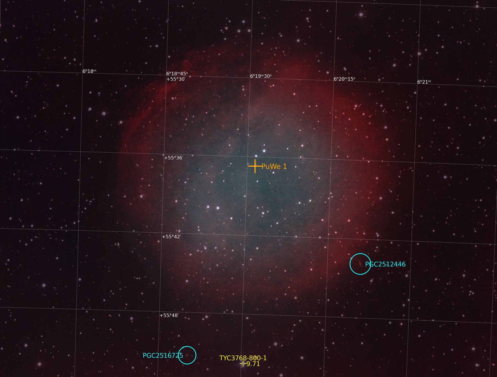 Planetarischer Nebel PuWe1