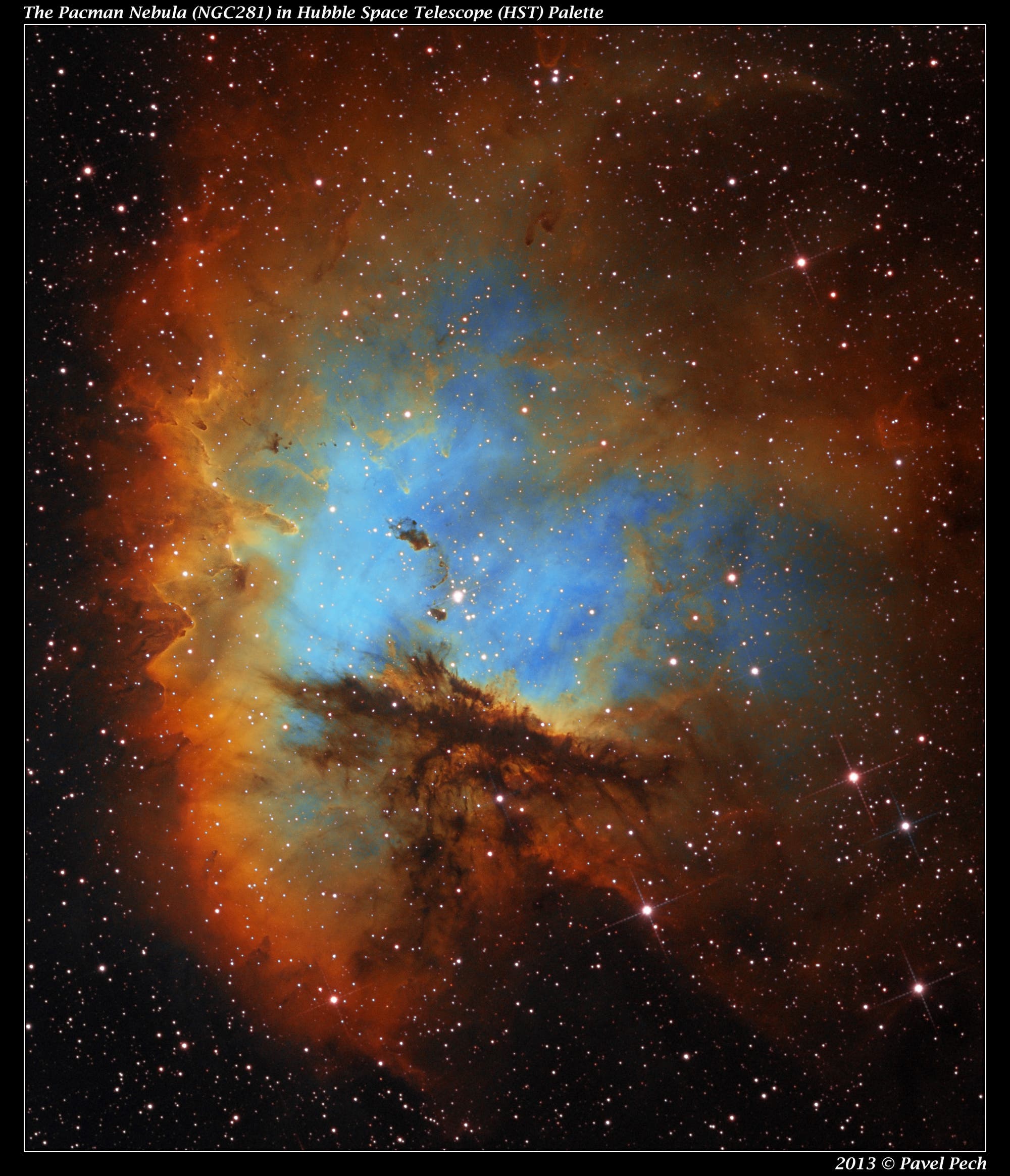 NGC 281 - Pacman Nebula HST