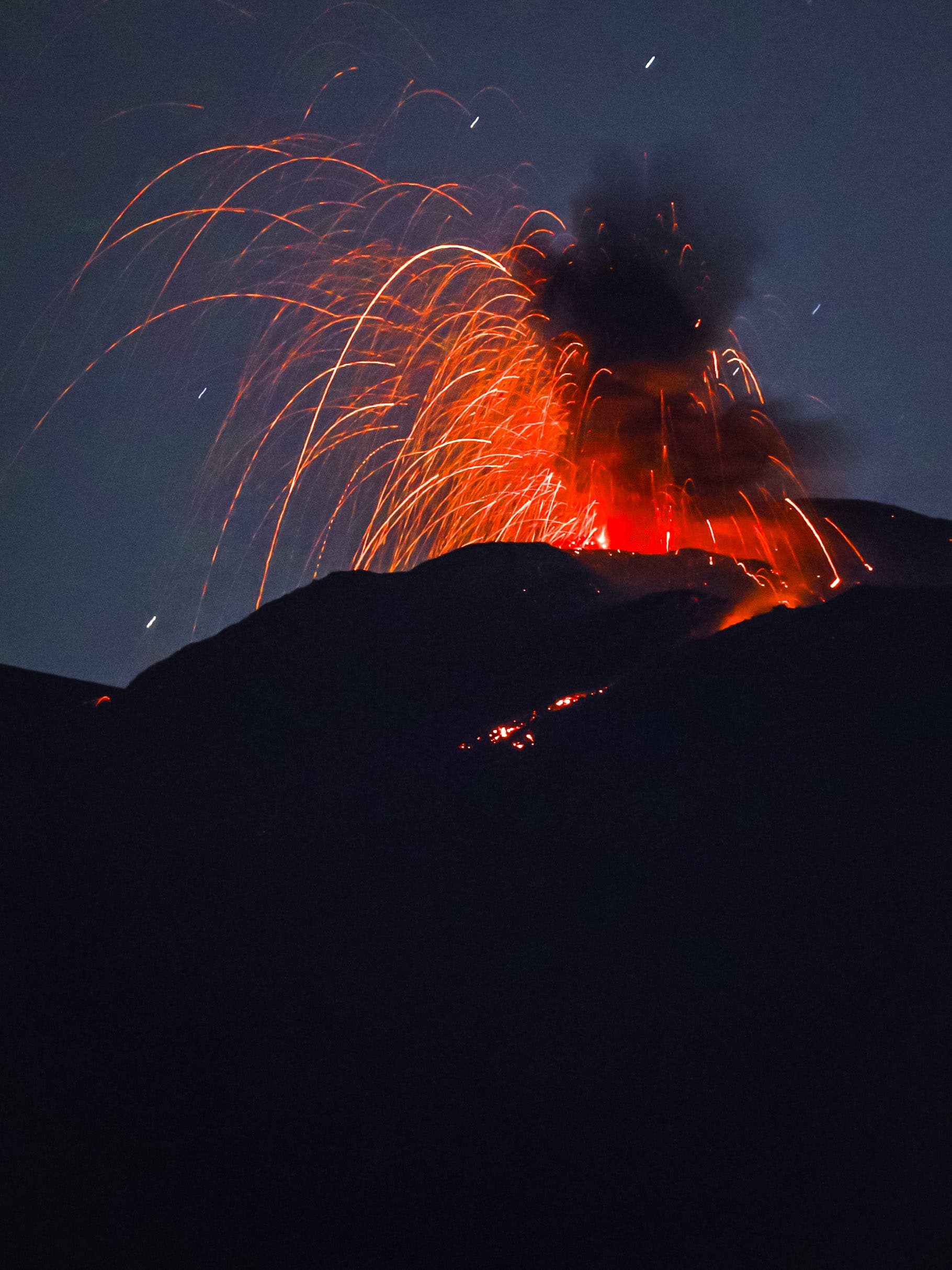 Second shot Eruption - Etna 27. July 2024
