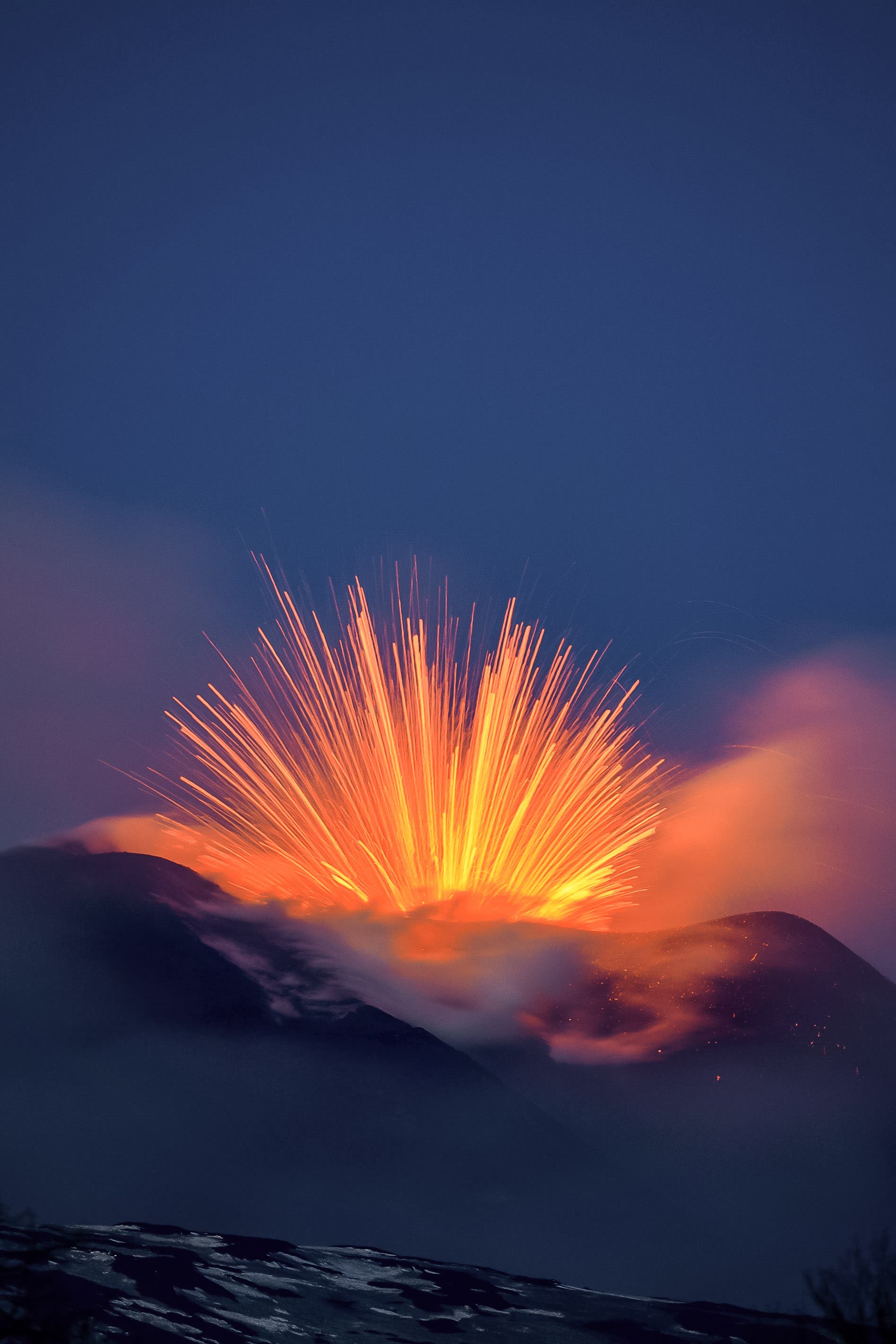 New eruption of Mount Etna
