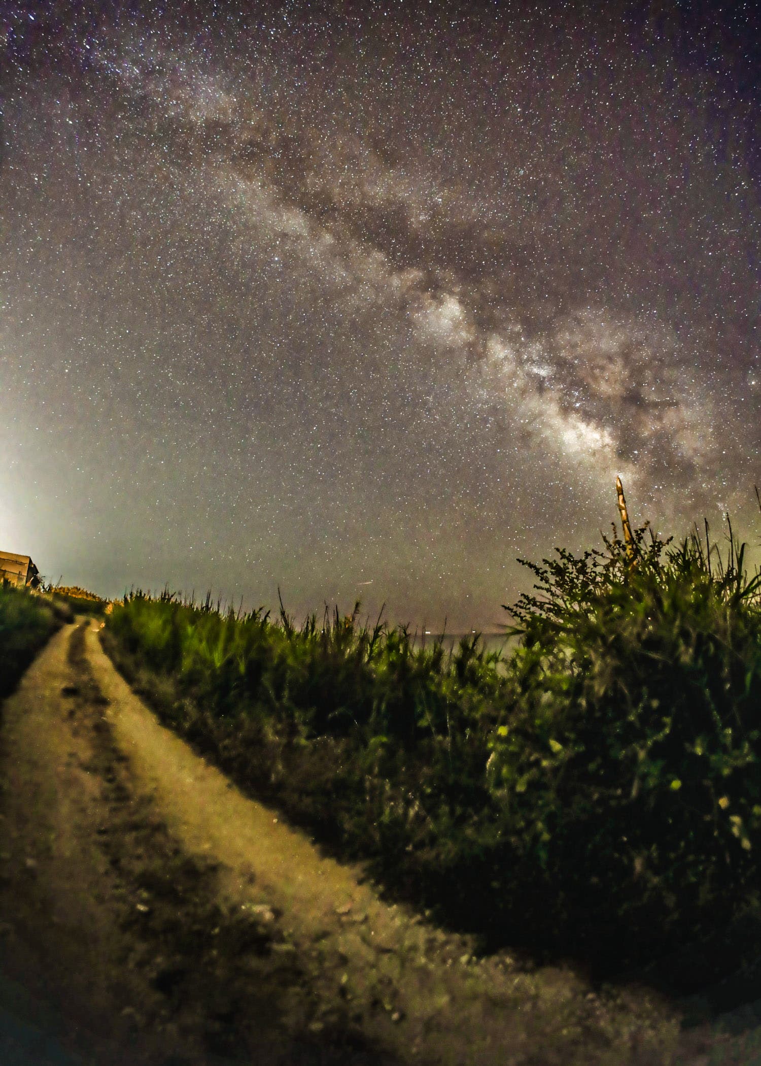 Milky way over Cava D'aliga, Italy, Sicily 