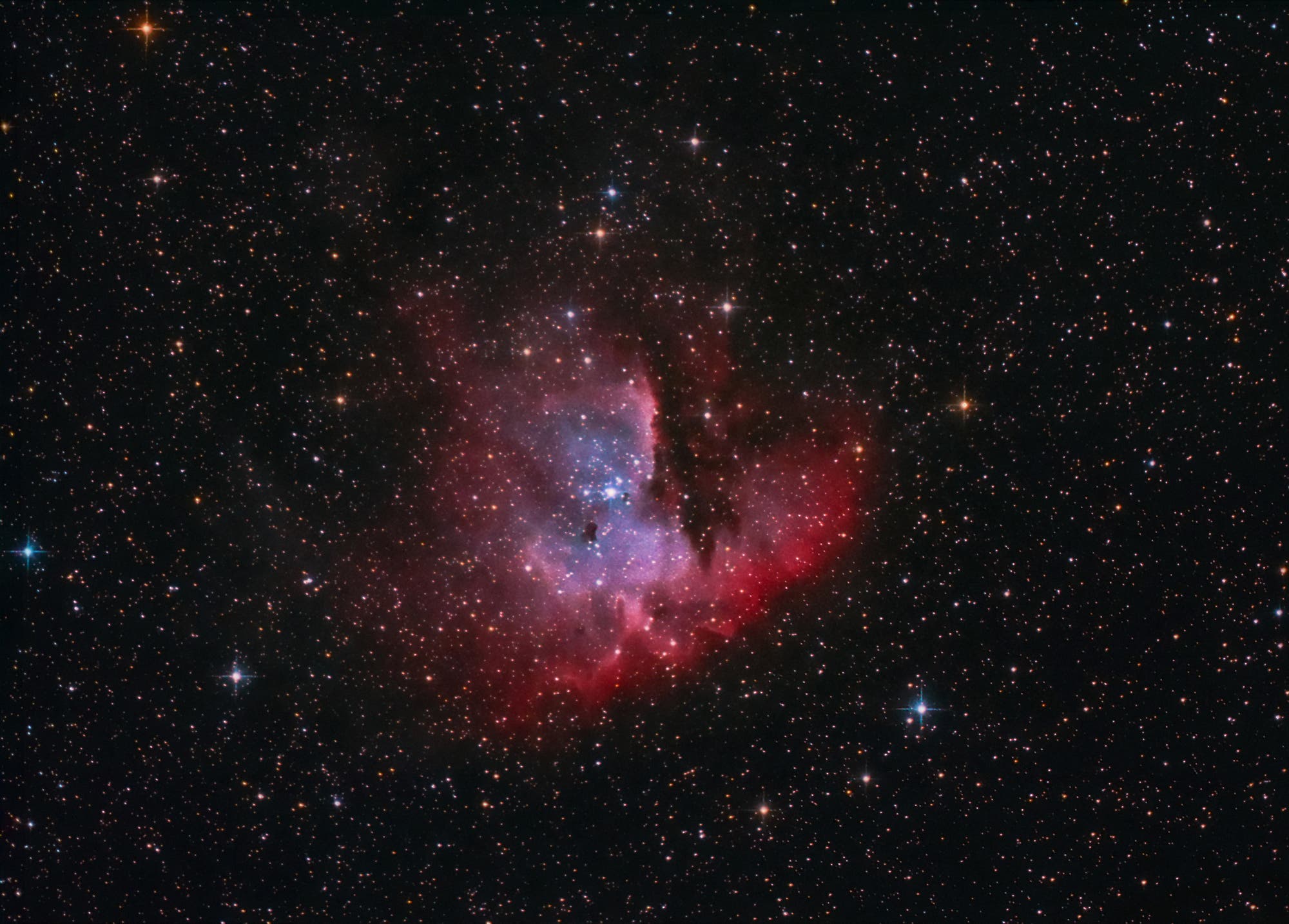 Pacman Nebel, NGC 281