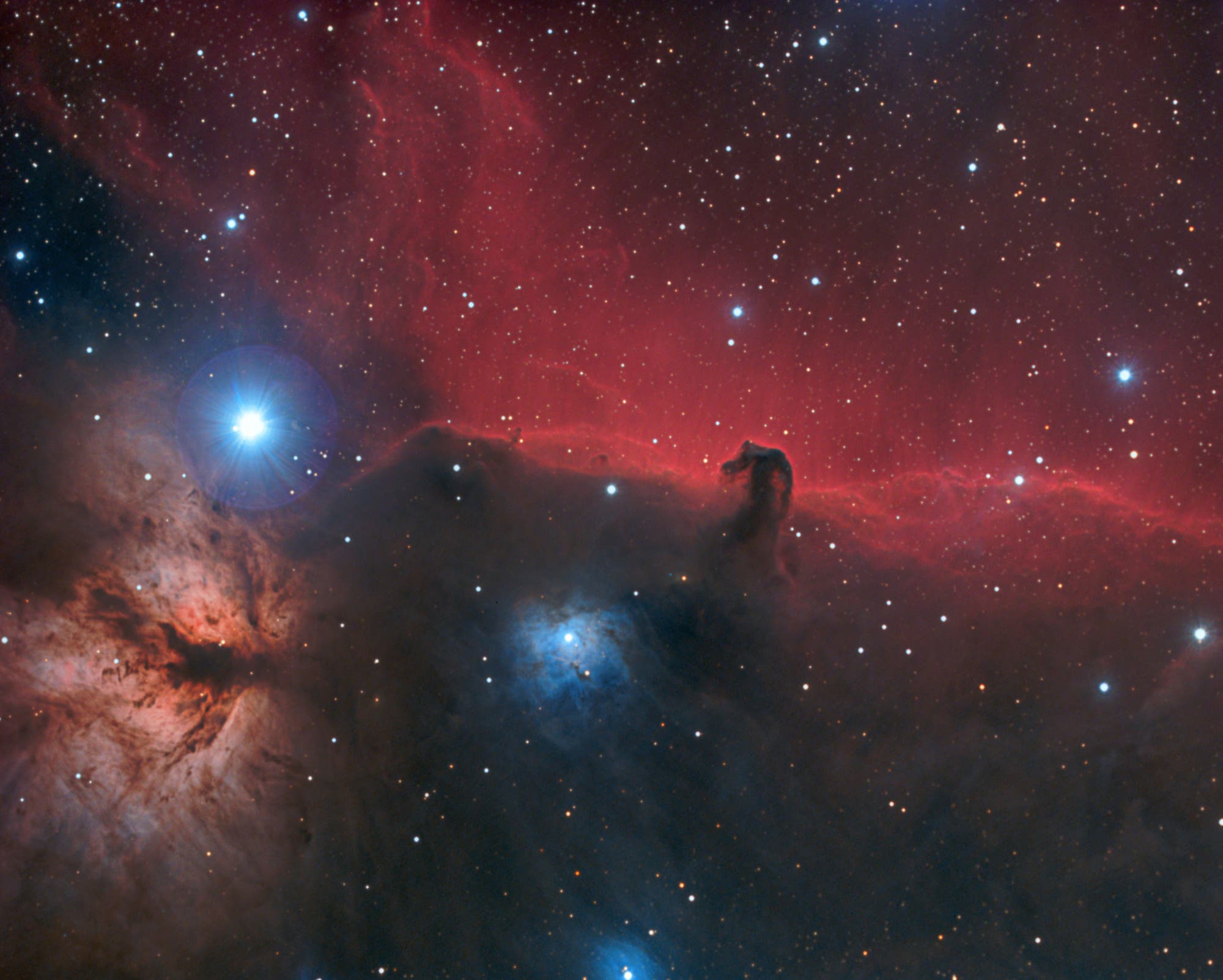 IC 434 - NGC2024 Pferdekopf- und Flammennebel
