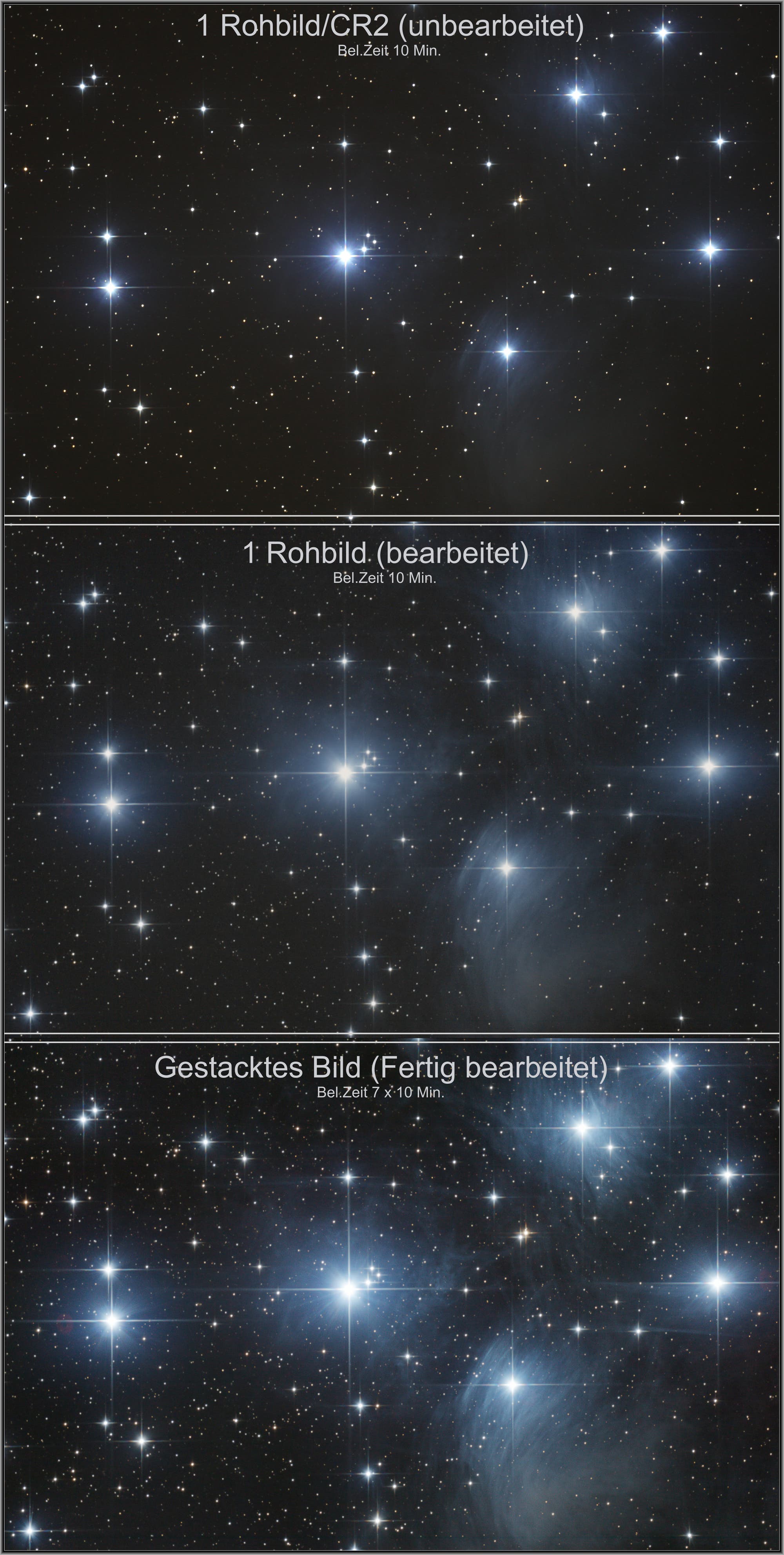 Messier 45 - Plejaden (Siebengestirn)