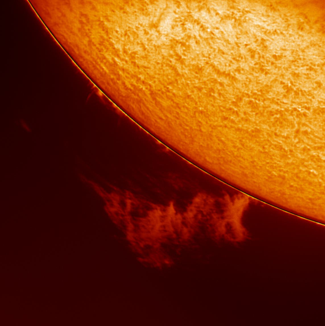 Große Protuberanz am 11. Dezember 2025