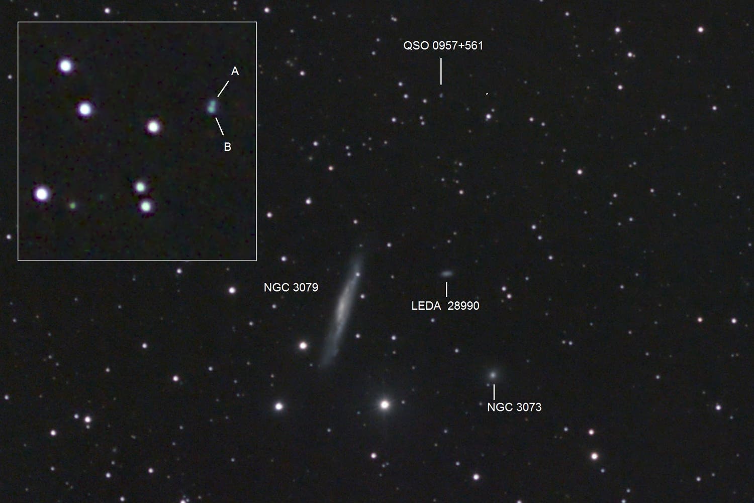 Zwillings-Quasar QSO 0957+561