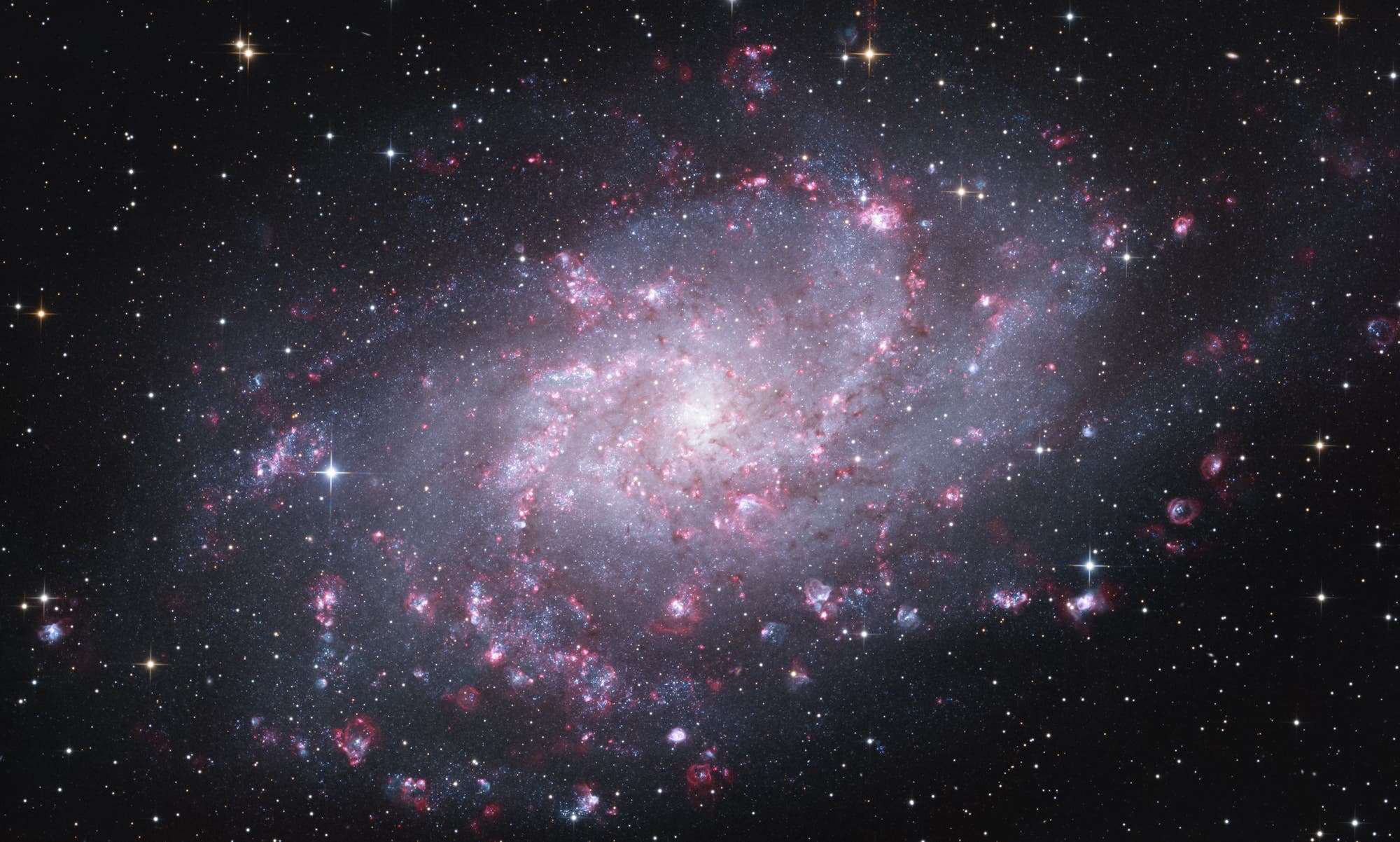 Messier 33 und ihre Nebel