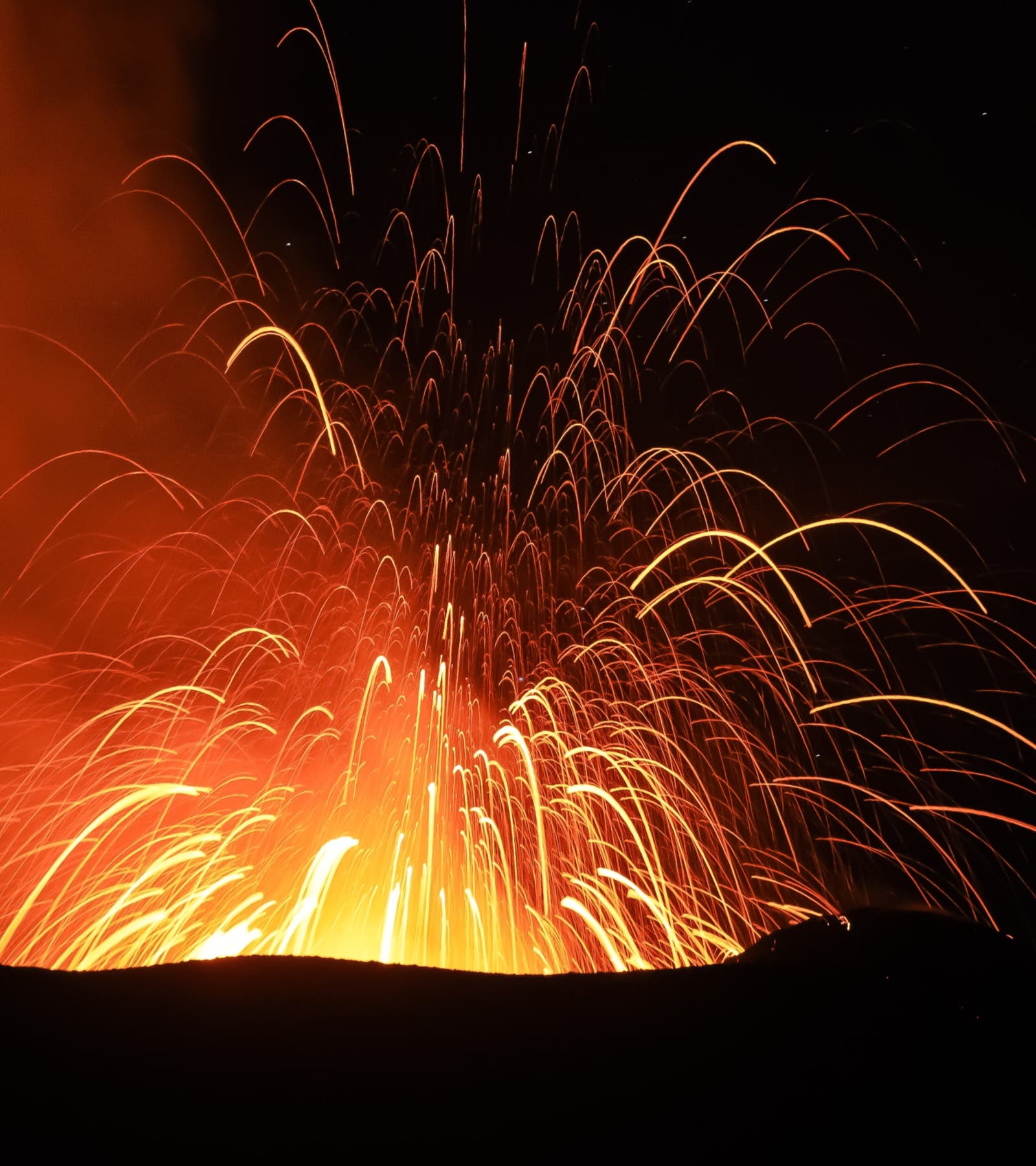 New Eruption Etna - Strombolian on July 11th, Sicily, 1700 mt 