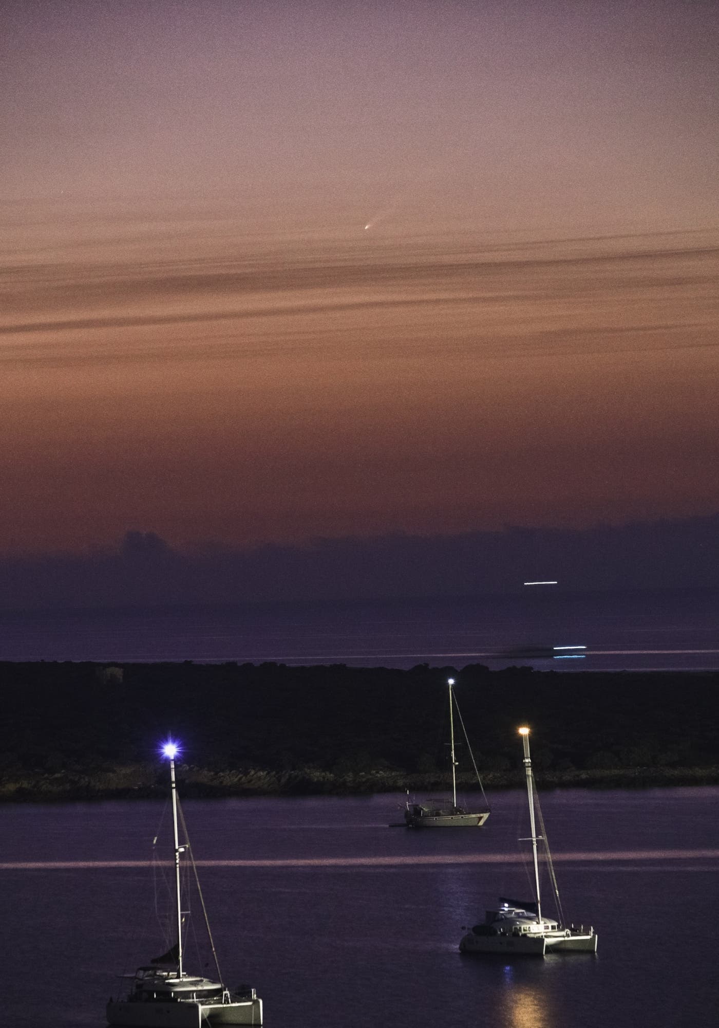 Comet C/2023 A3 Tsuchinshan-Atlas Sicily-Italy Ragusa 