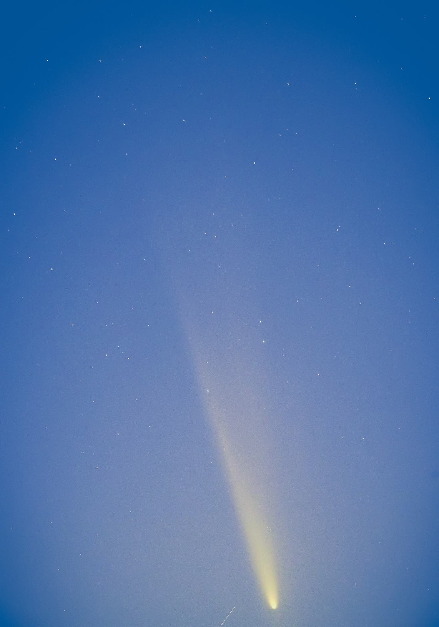 Two different shots of the Comet