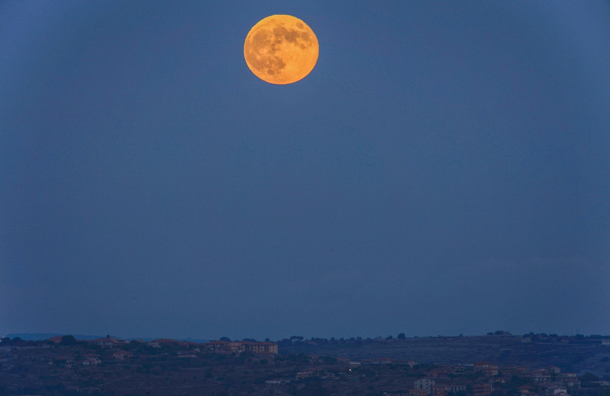 Full Moon over Modica  