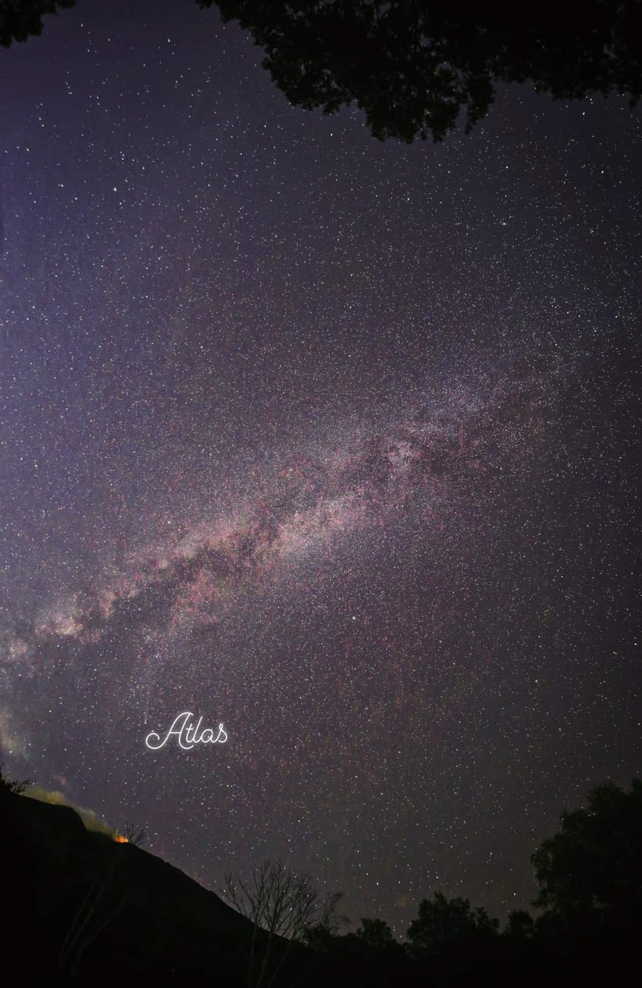 Milky way above Etna  