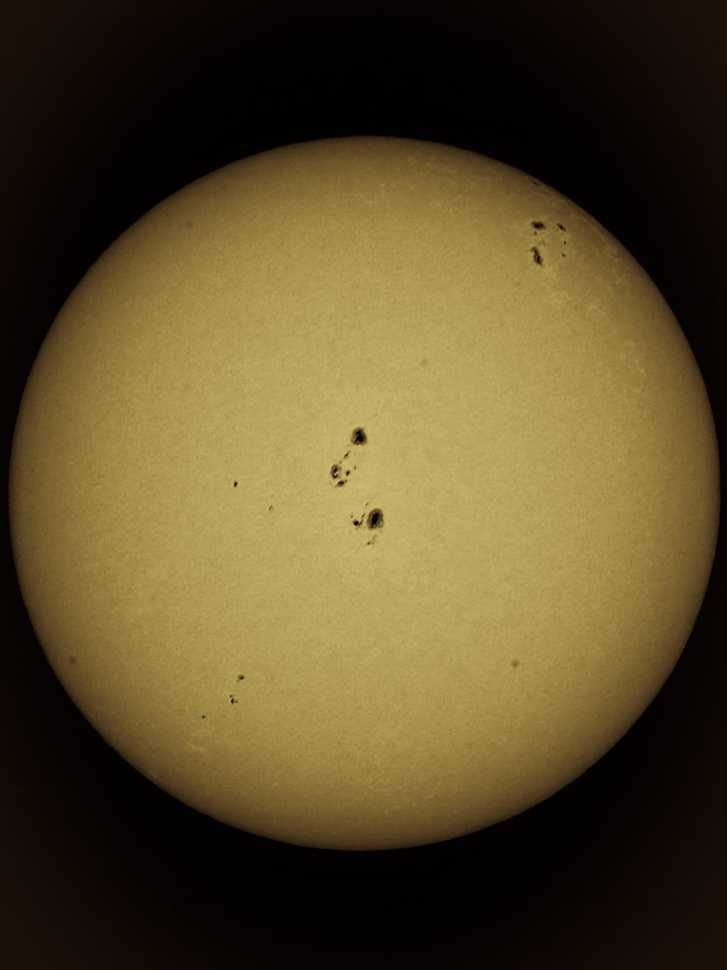 Current Sunspots Ragusa Italy Sicily 