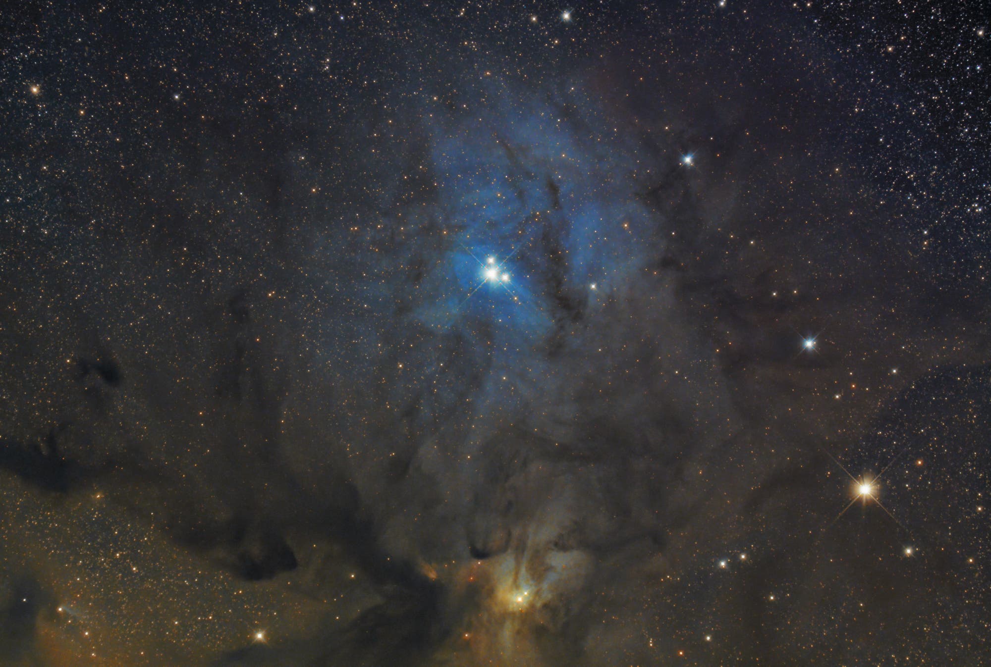 Rho-Ophiuchi-Nebel IC 4604