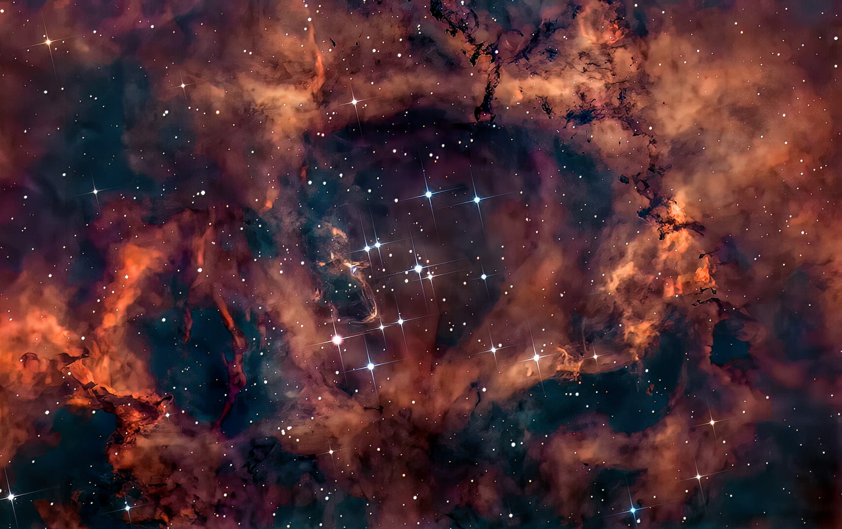 Der Rosettennebel (NGC 2237)
