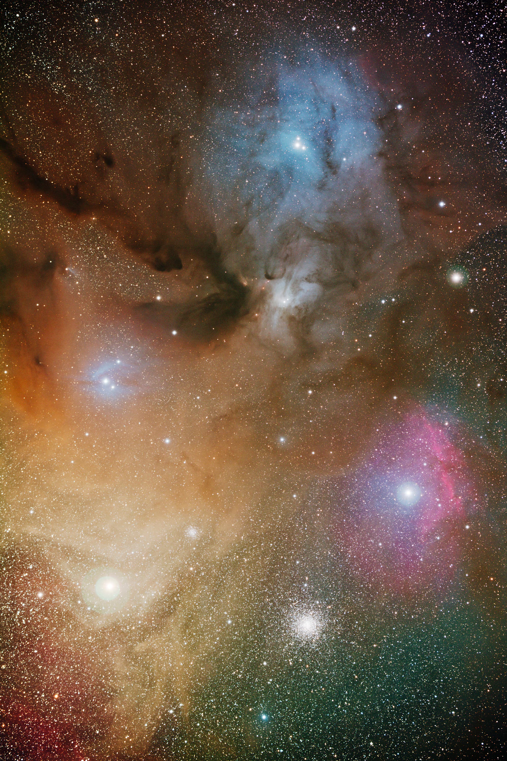 Antares- und Rho-Ophiuchi-Nebelkomplex
