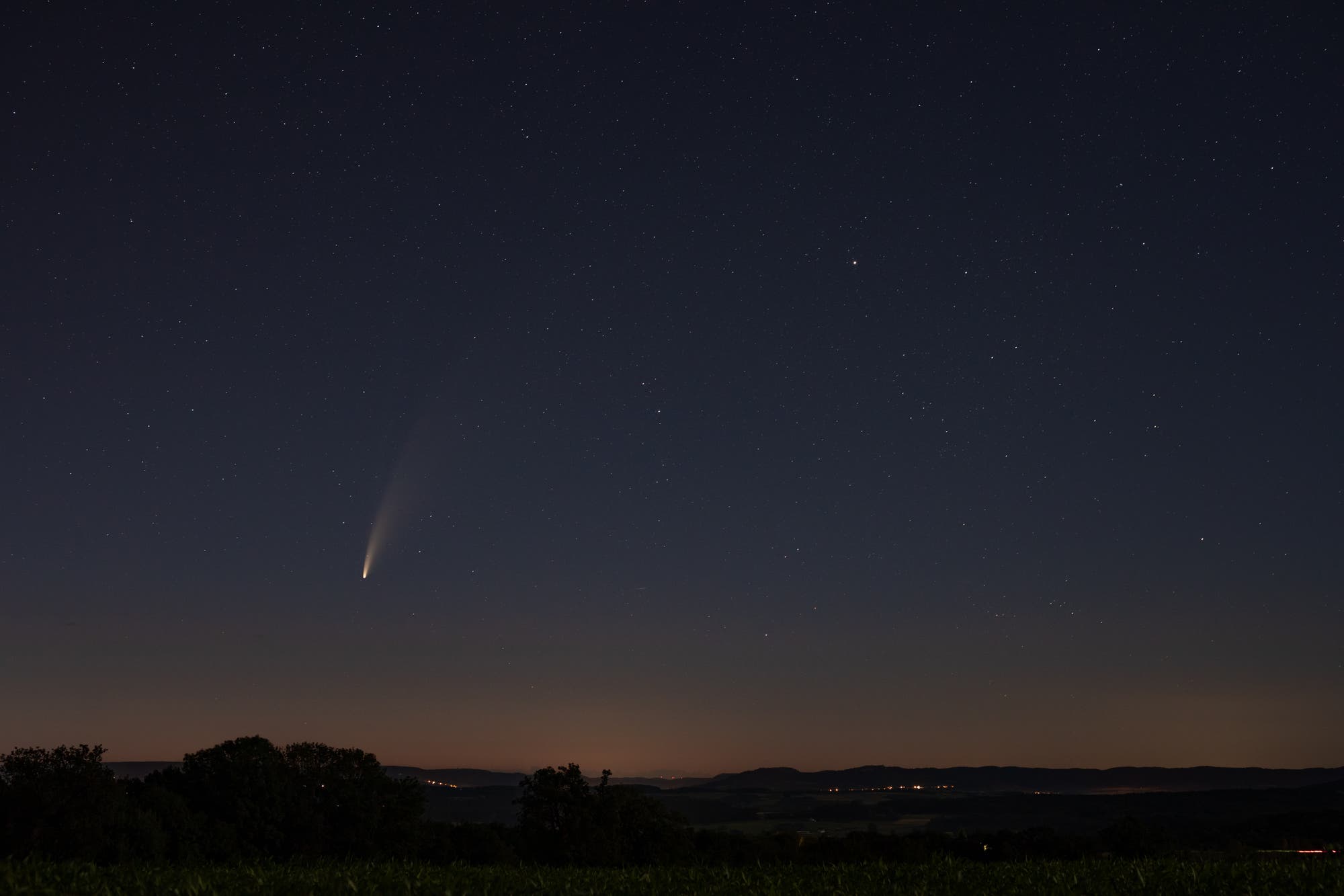 Komet Neowise am 12. Juli 2020