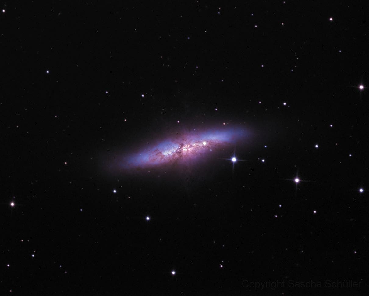 SN 2014J M82 LRGB