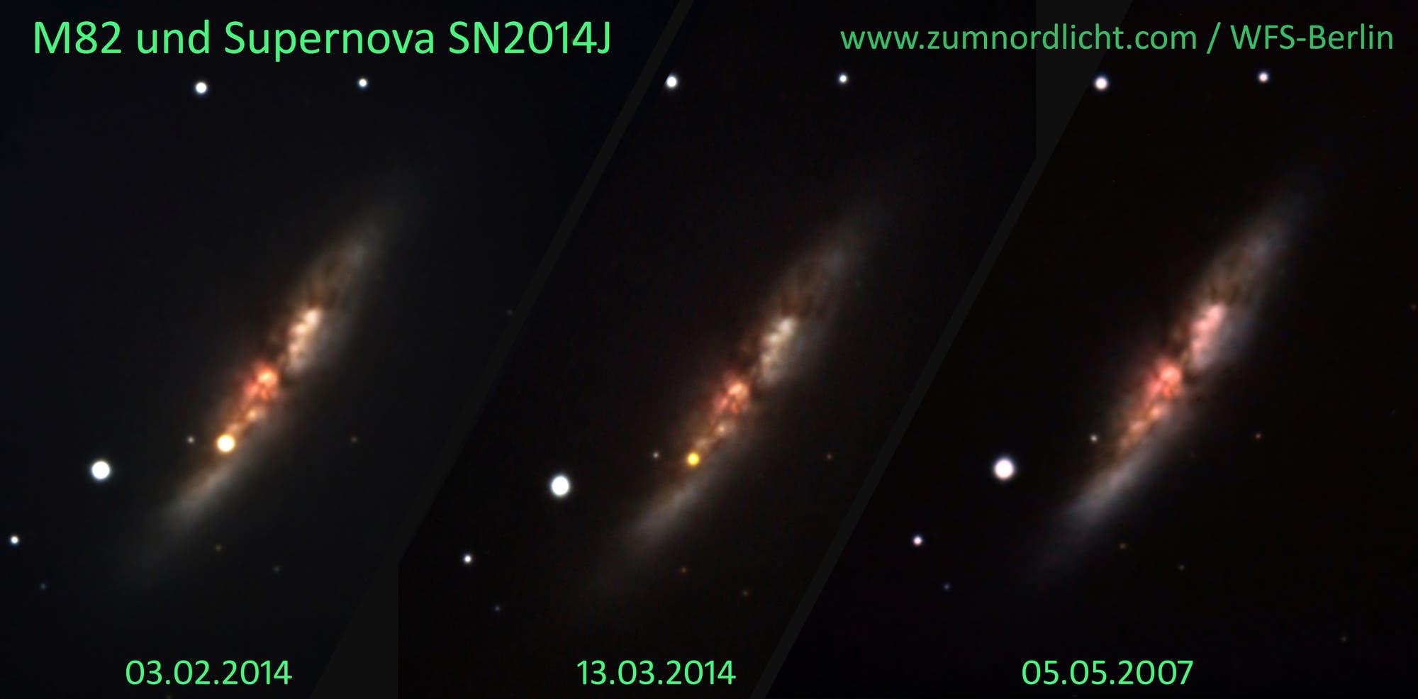 Supernova SN 2014J