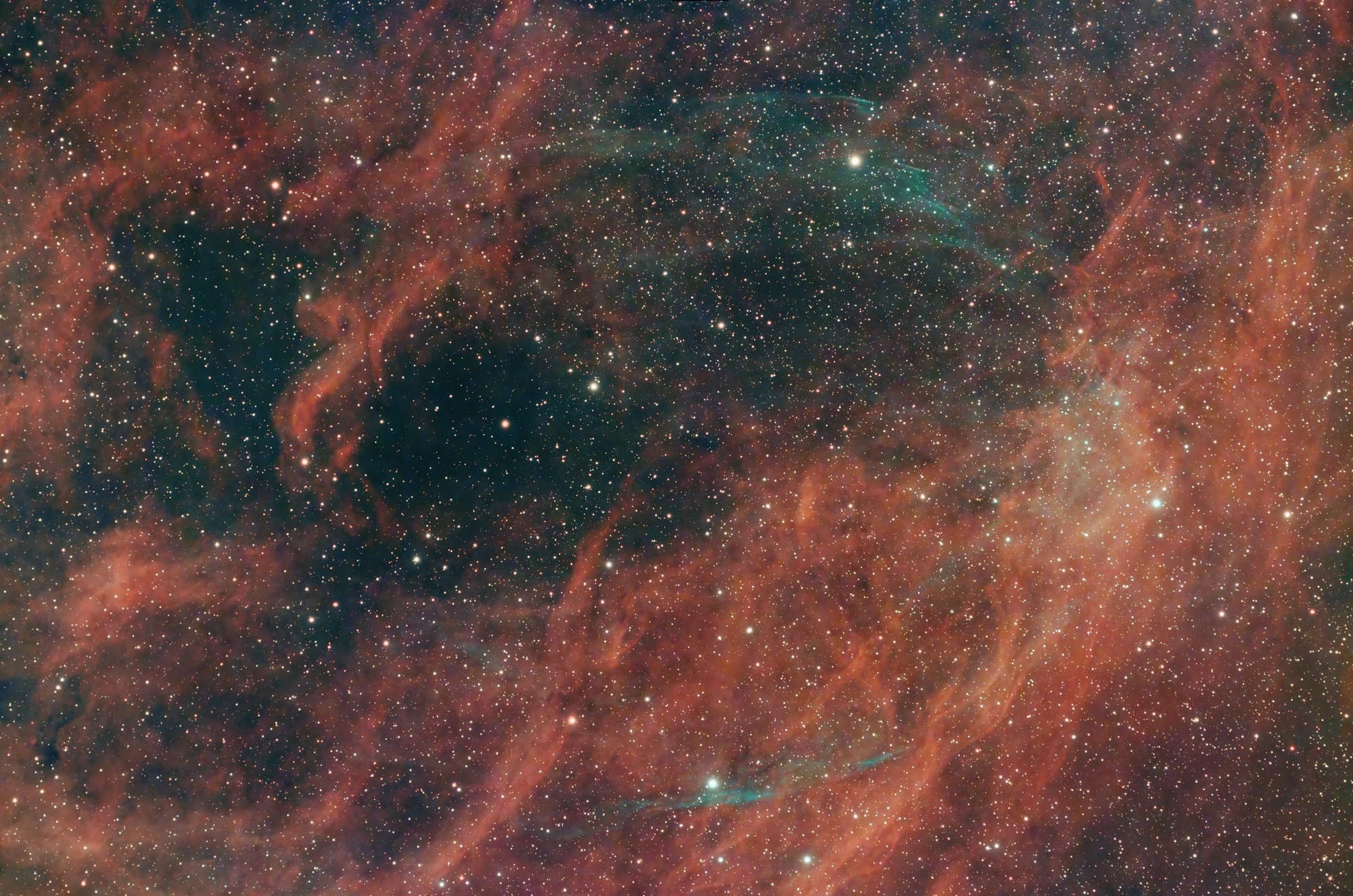 Supernova-Überrest W63 im Schwan