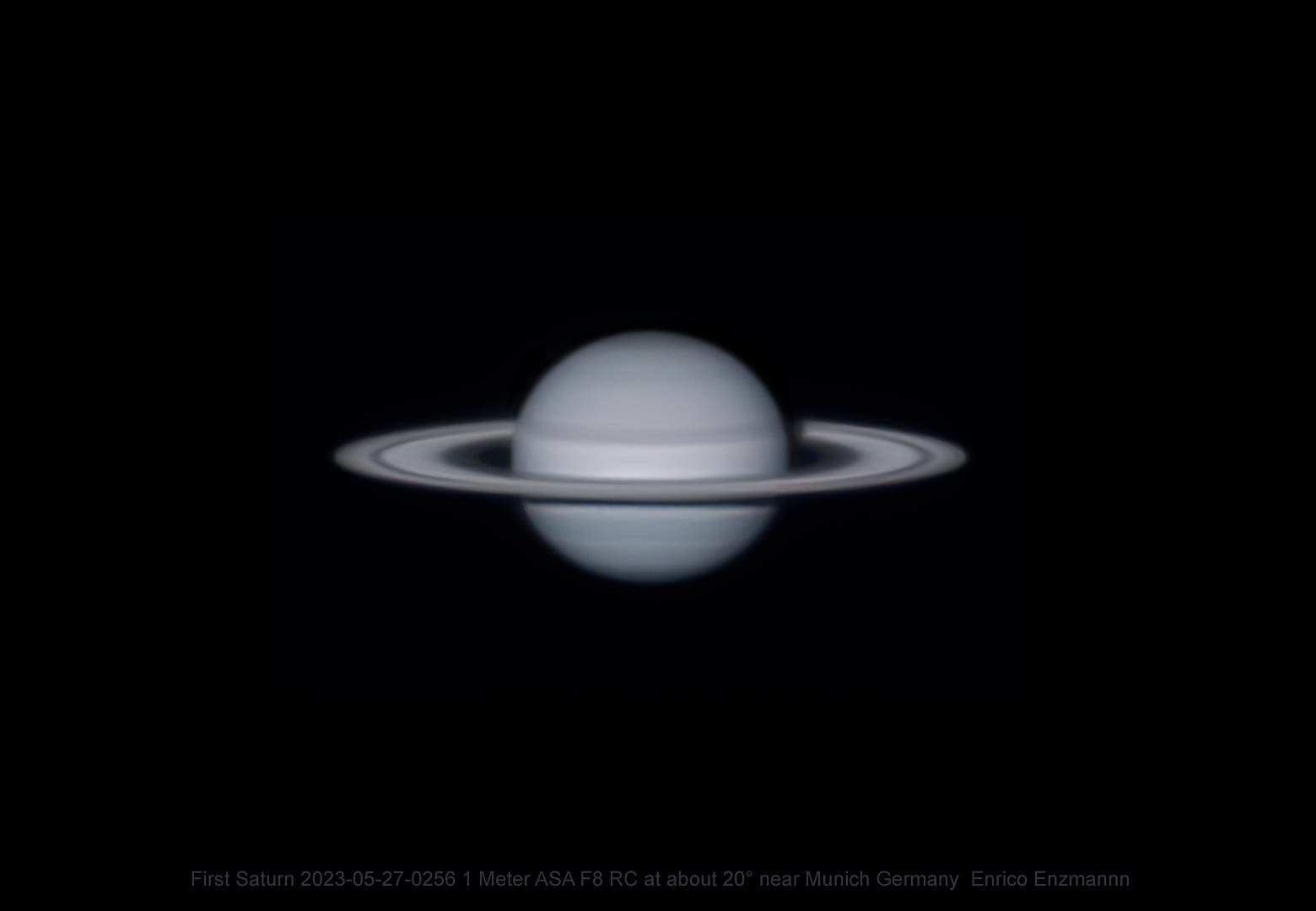 Erstes Saturn Bild im Jahr 2023