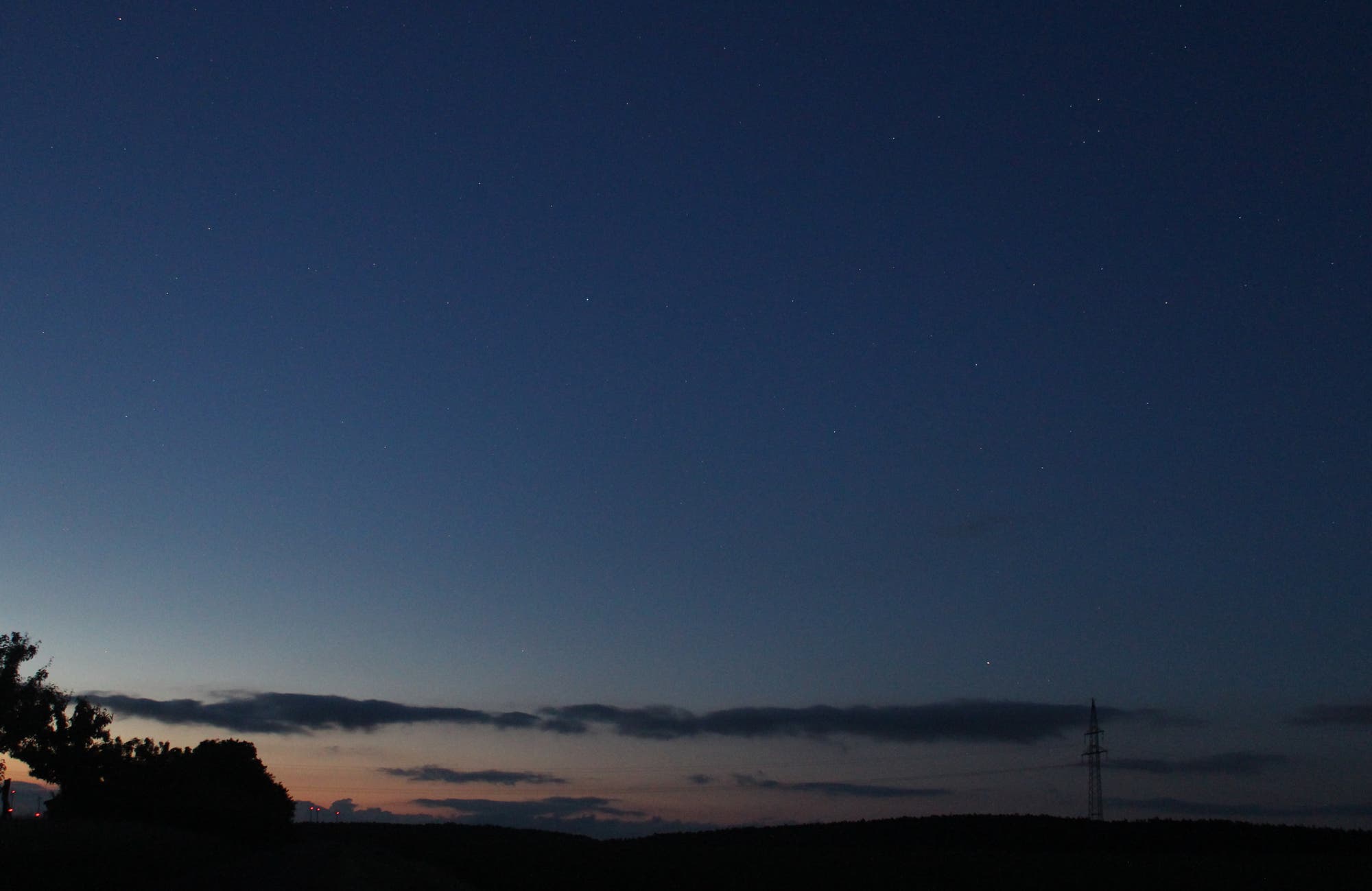 Saturn in der Morgendämmerung