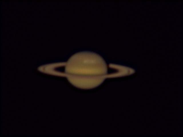 Saturn mit "Serpent Storm"