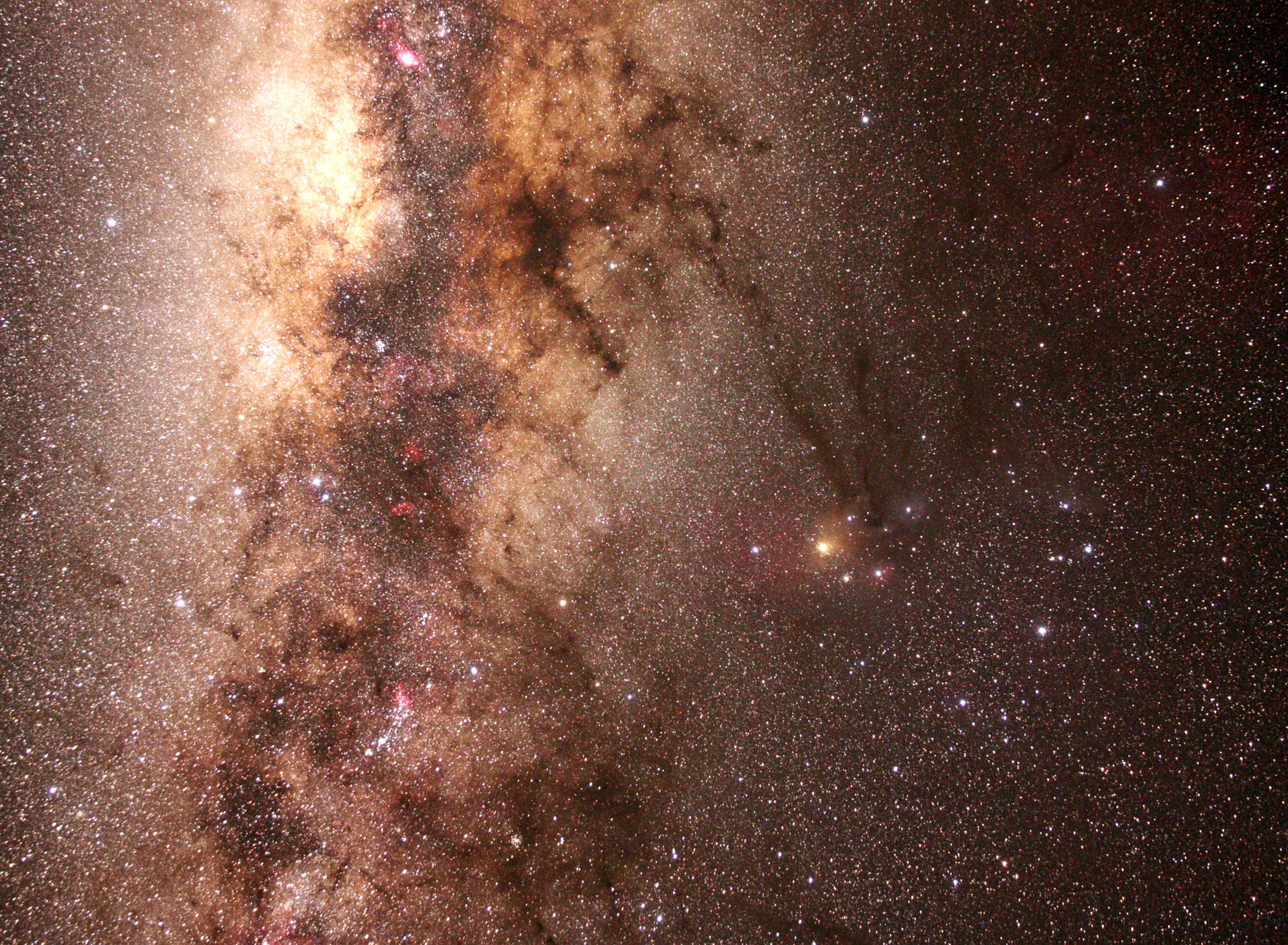 Sternbild Skorpion mit Milchstraße