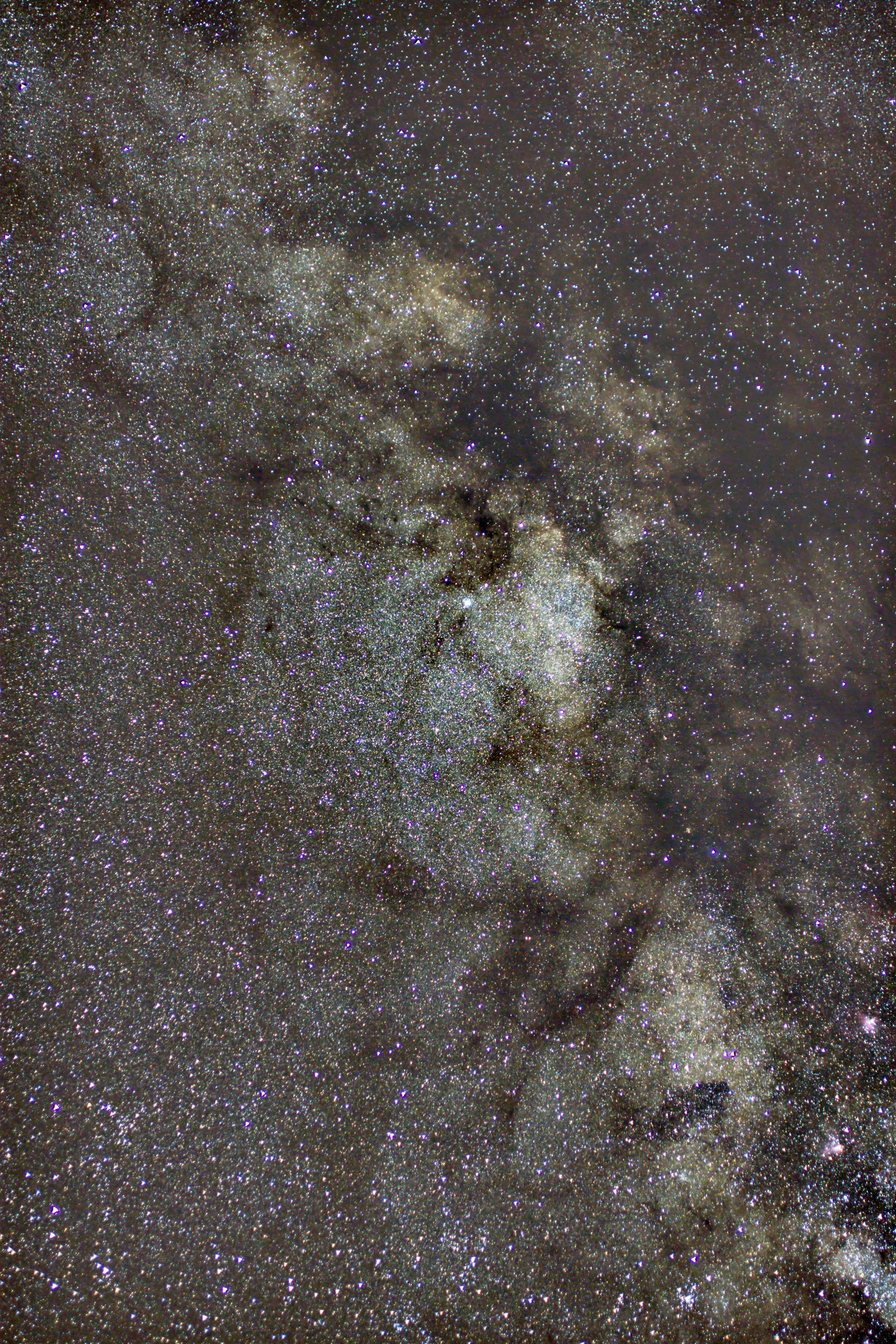 Schildwolke und Milchstraße im Sternbild Schild.