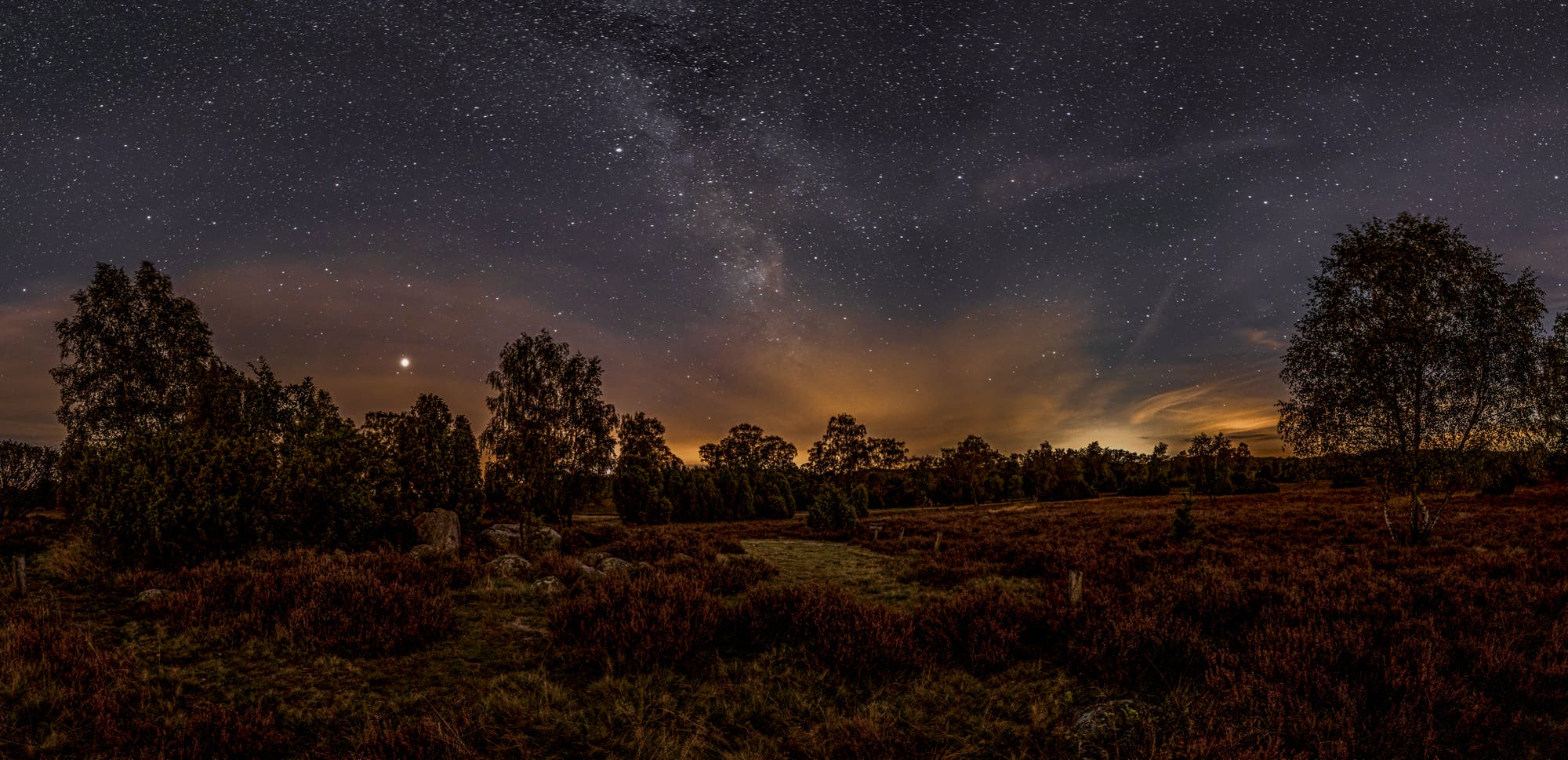 Sommernacht in der Lüneburger Heide
