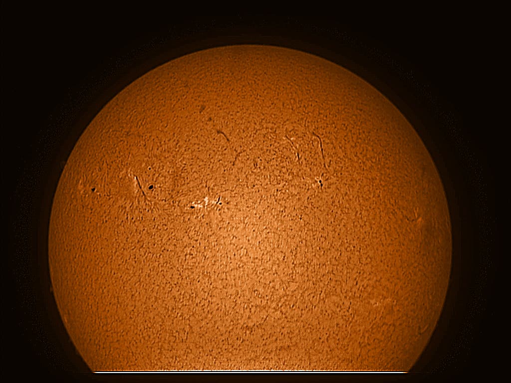 Schöne Oberflächendetails auf der Sonne am 13.03.13