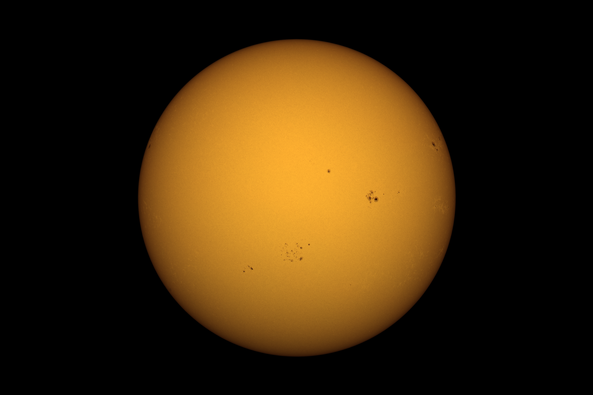 Sonnenflecken am 25.09.2023