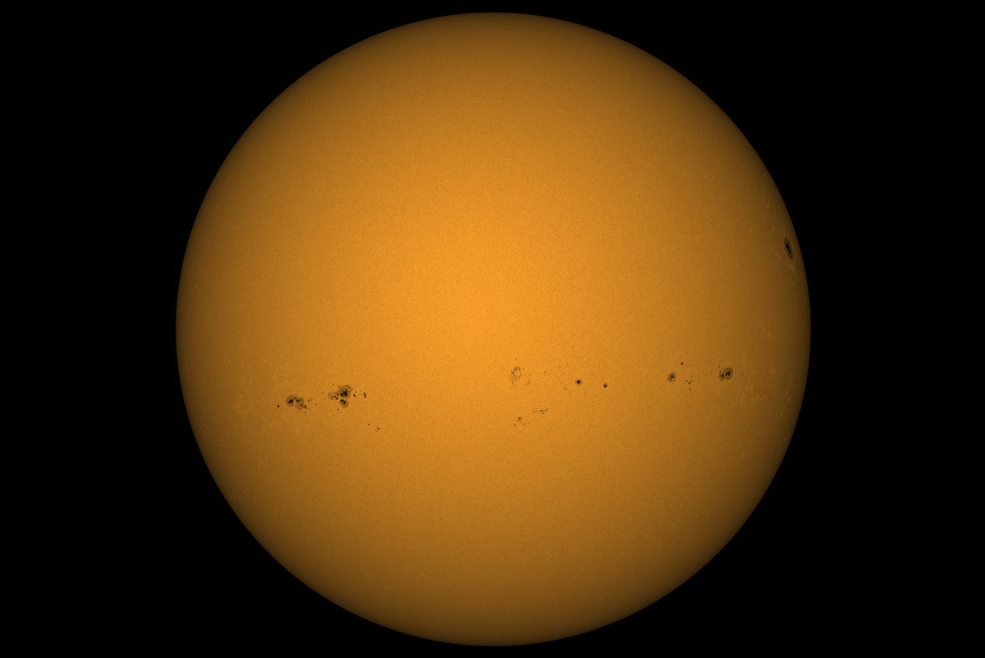 Sonne am 10. November 2024