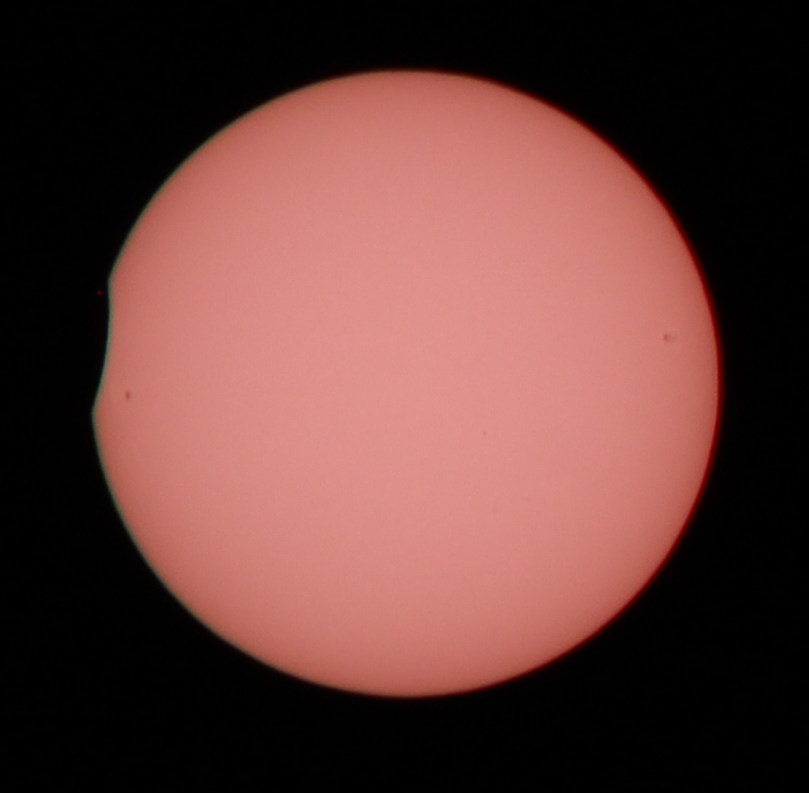 Ende der partiellen Sonnenfinsternis am 25. Oktober 2022