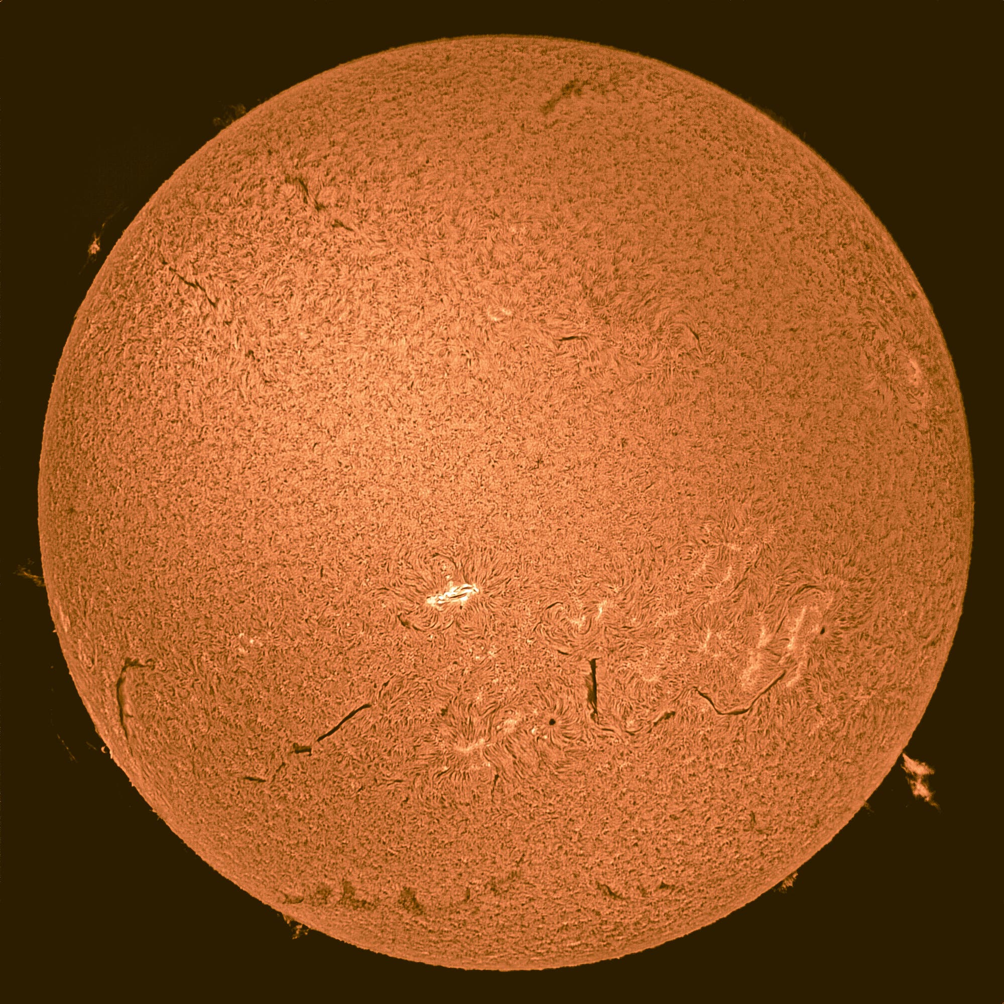 Sonne H-Alpha am 3. Mai 2022