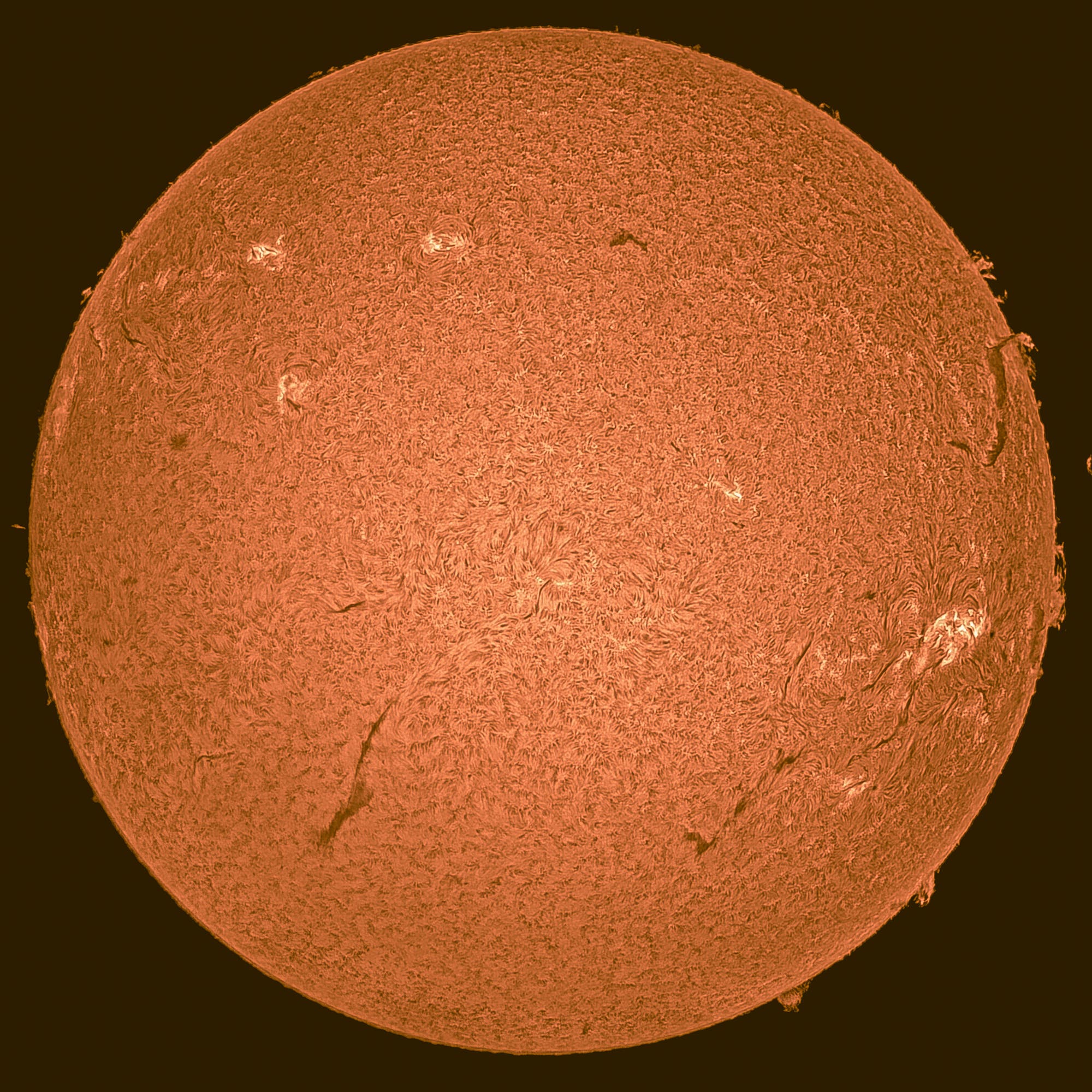 H-alpha-Sonne 30. April 2024