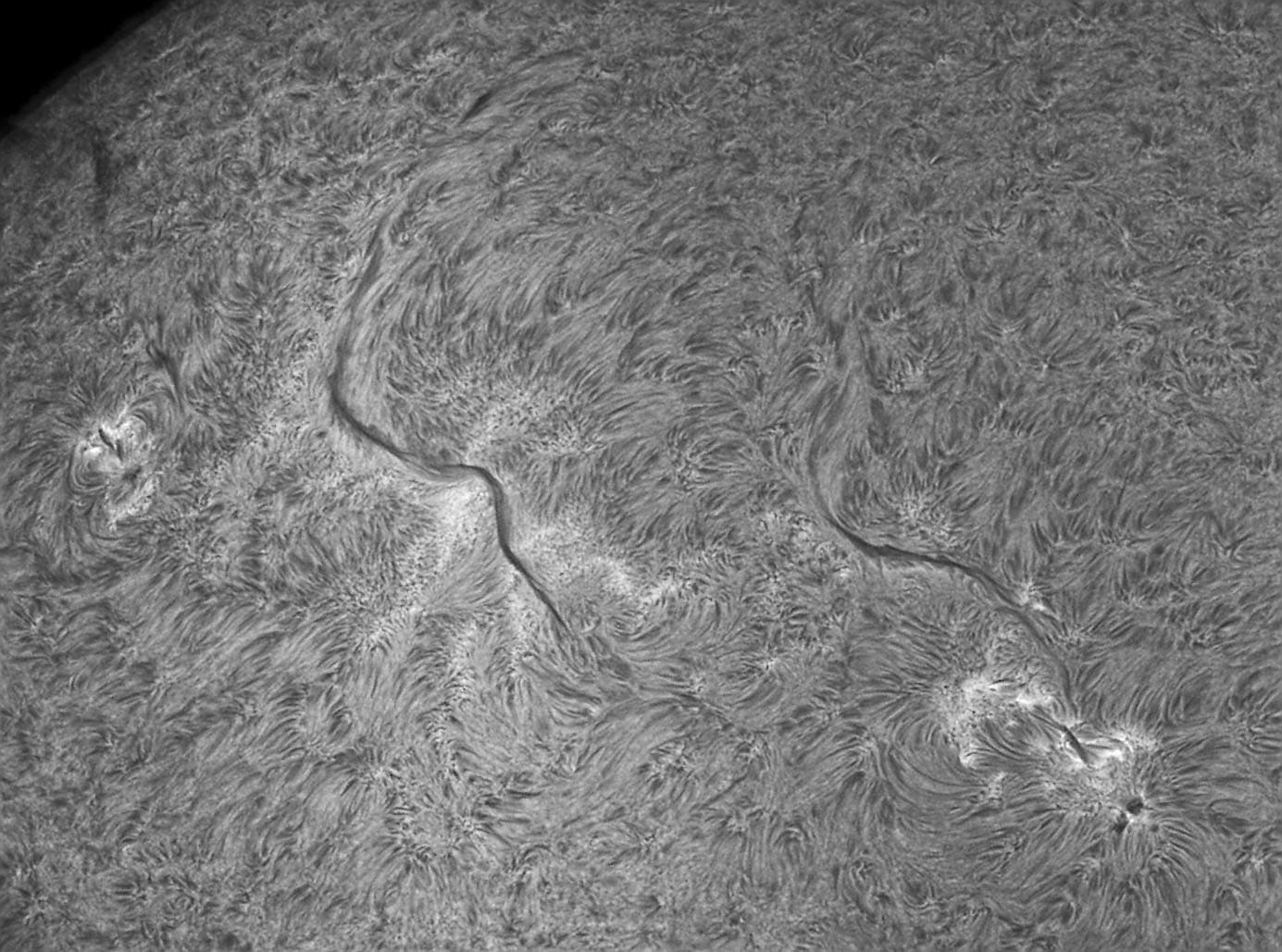 H-alpha-Sonne am 02.04.2012