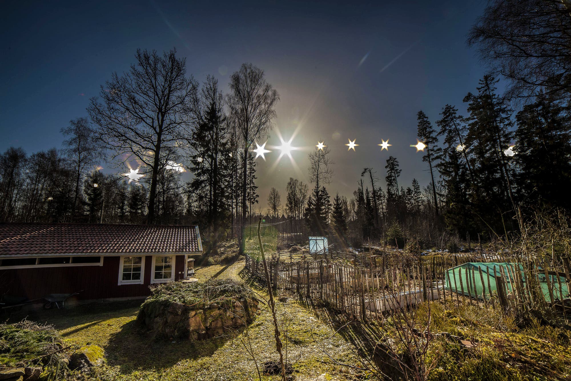 Sonnenlauf in Südschweden