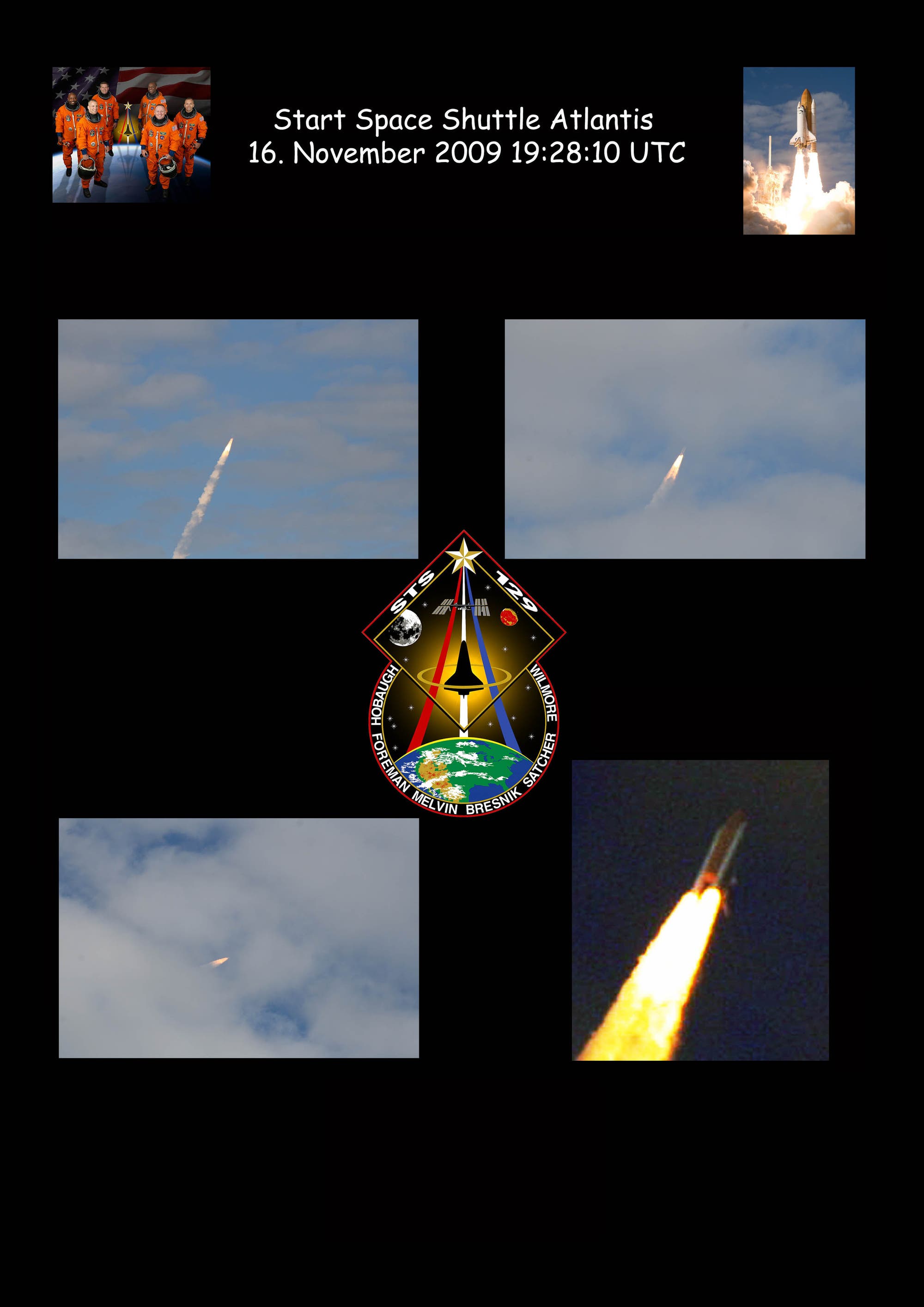 Start Spaceshuttle Atlantis STS 129
