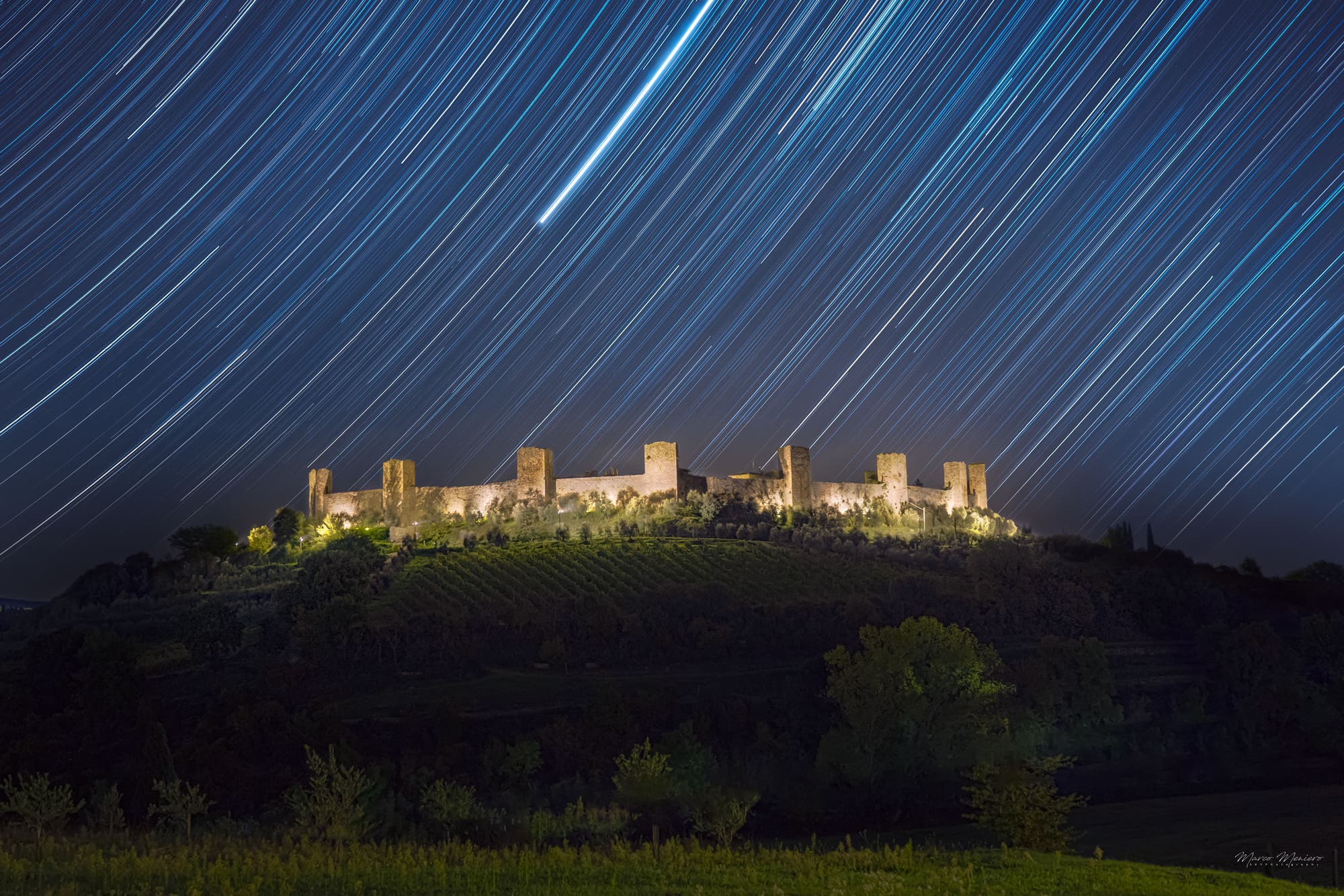 The Sky above Monteriggioni