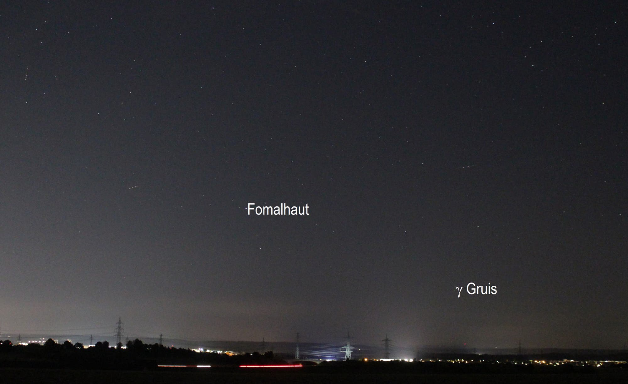 Südlicher Fisch (Objekte beschriftet)