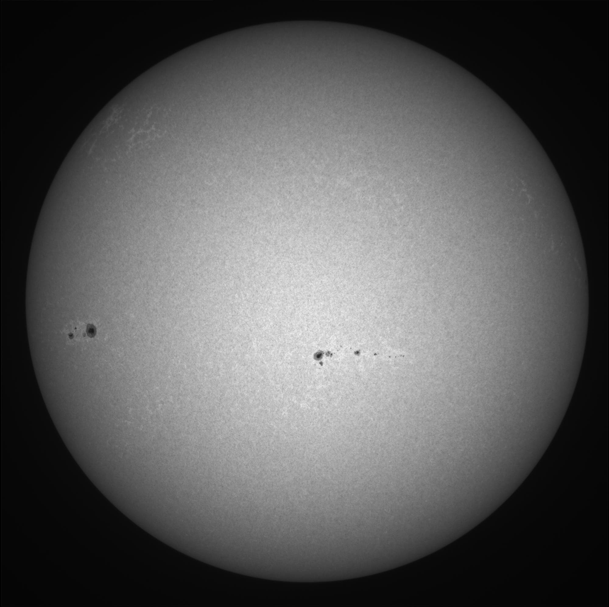 Sonne aufgenommen im UV-Bereich am 5. März 2022