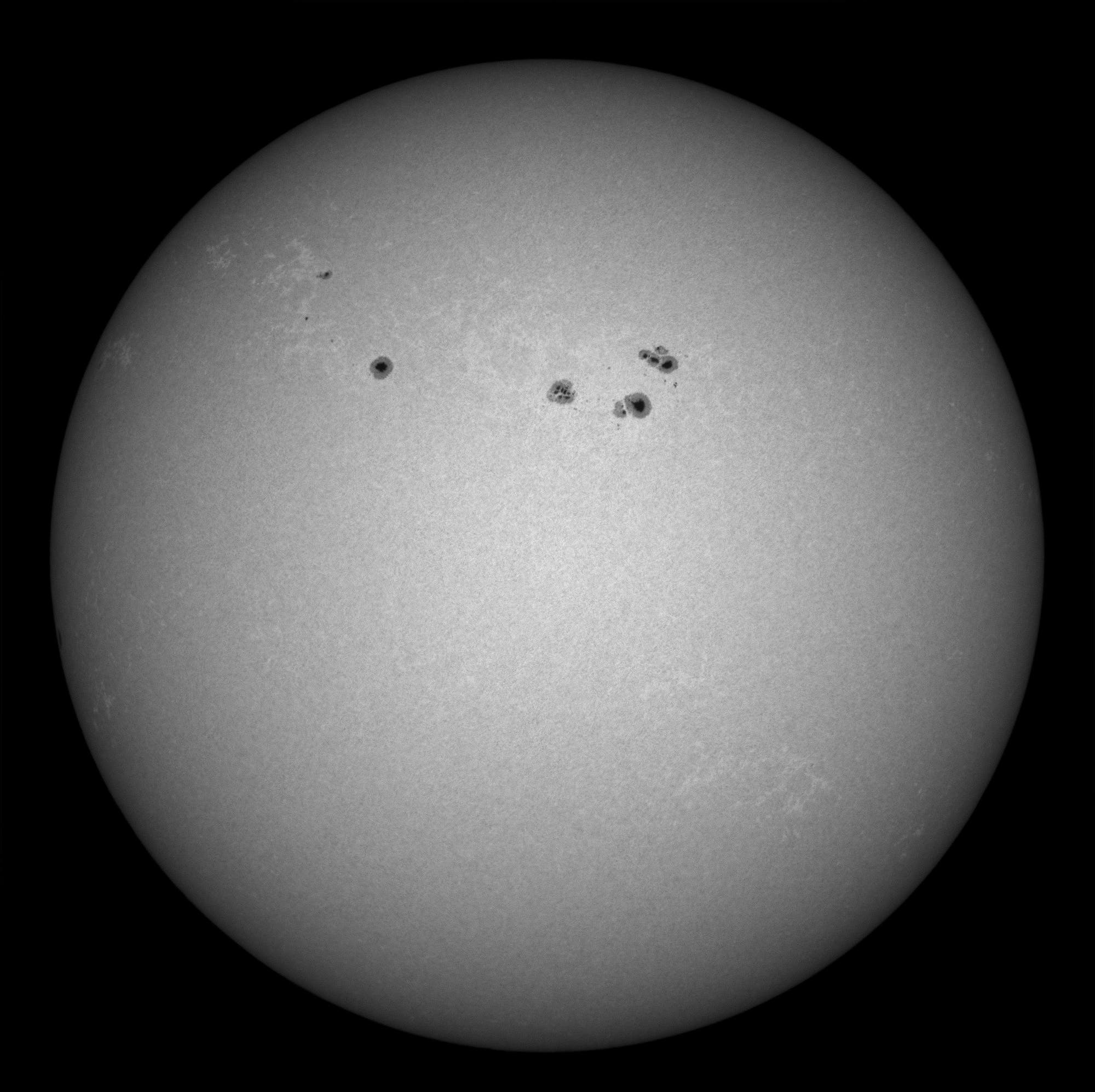 Sonne aufgenommen im UV-Bereich am 23. April 2022