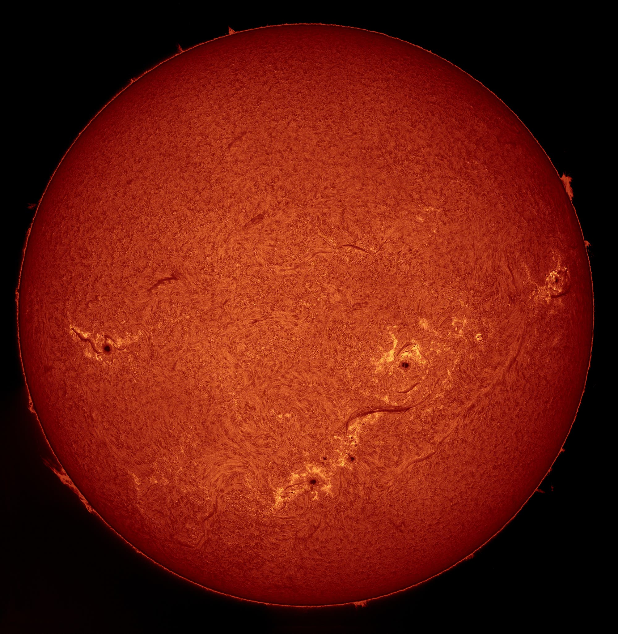 Die ganze Sonne am Samstag 07.09.2024 um 13:54 UTC